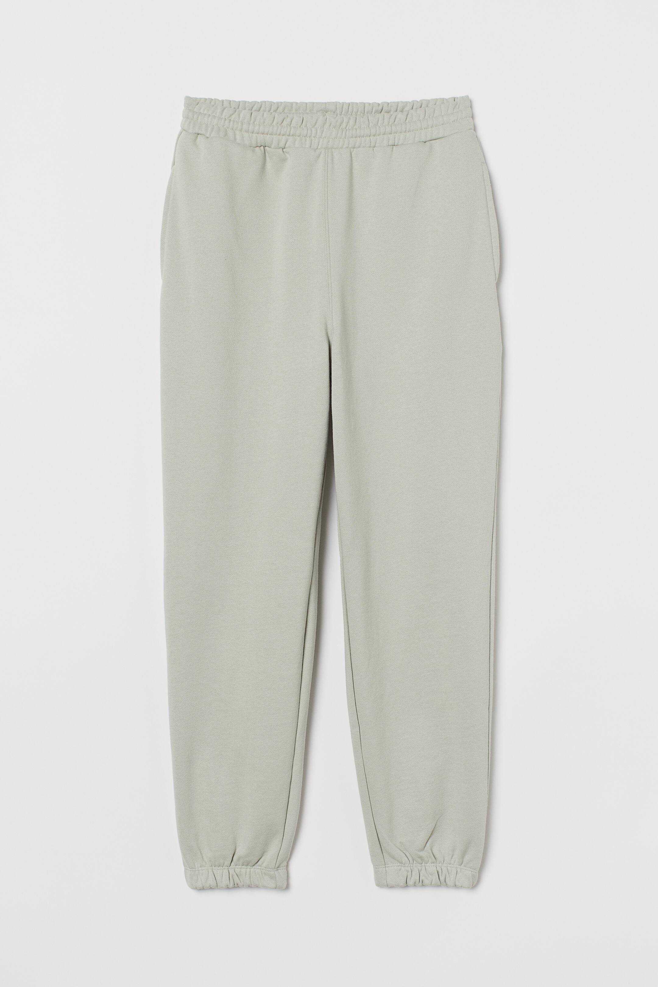 Grotere afbeelding bekijken: Katoenen sweatpants - Lichtgroen - DAMES | H&M NL 1