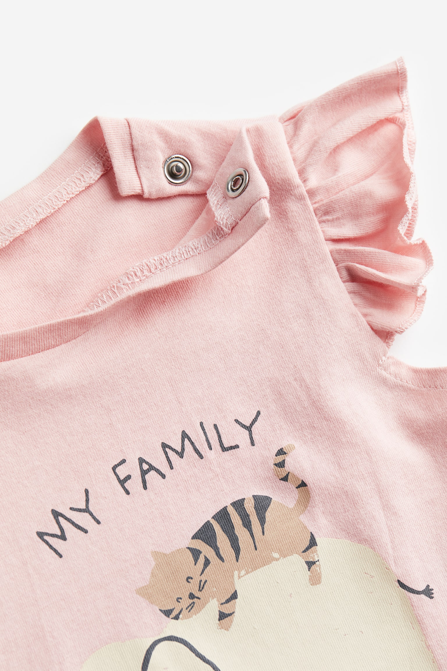 Printed T-shirt - Light pink/Family - 2