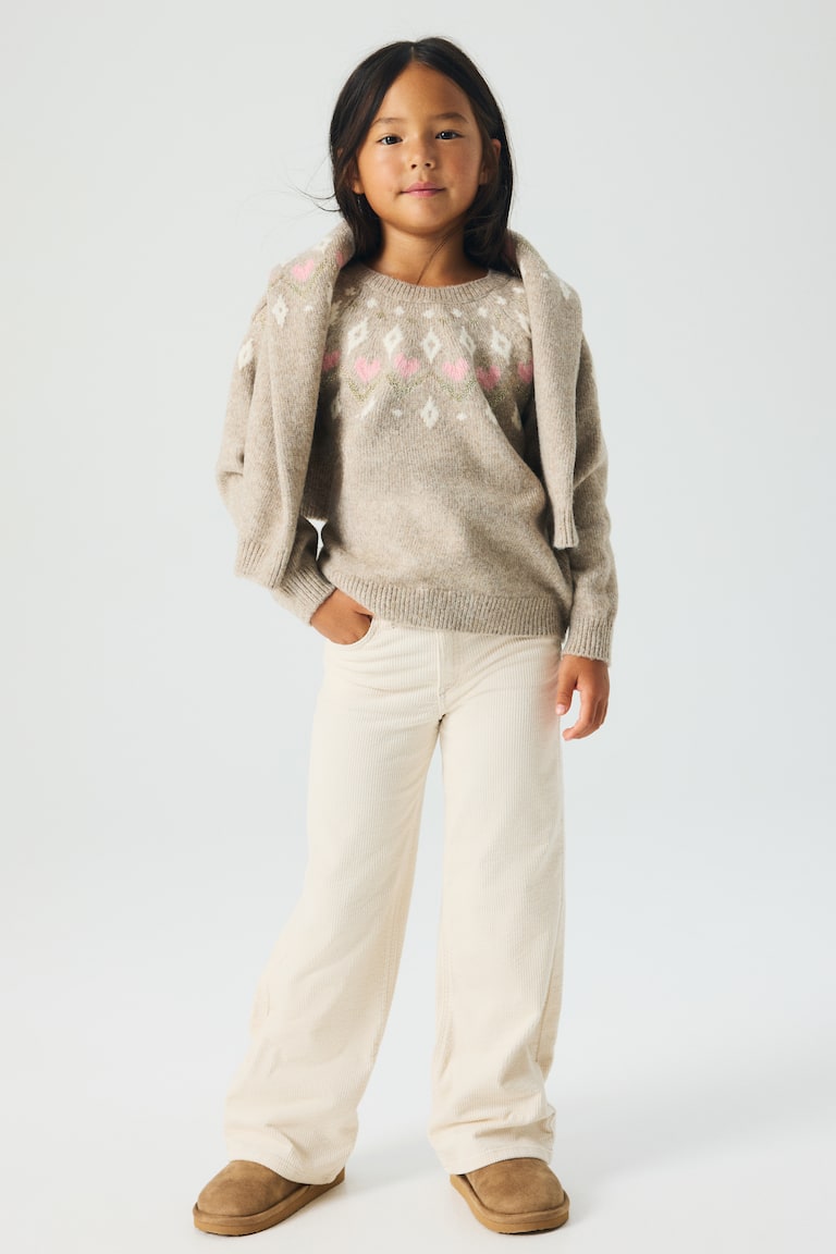 Pantalónamplioenpanadealgodón