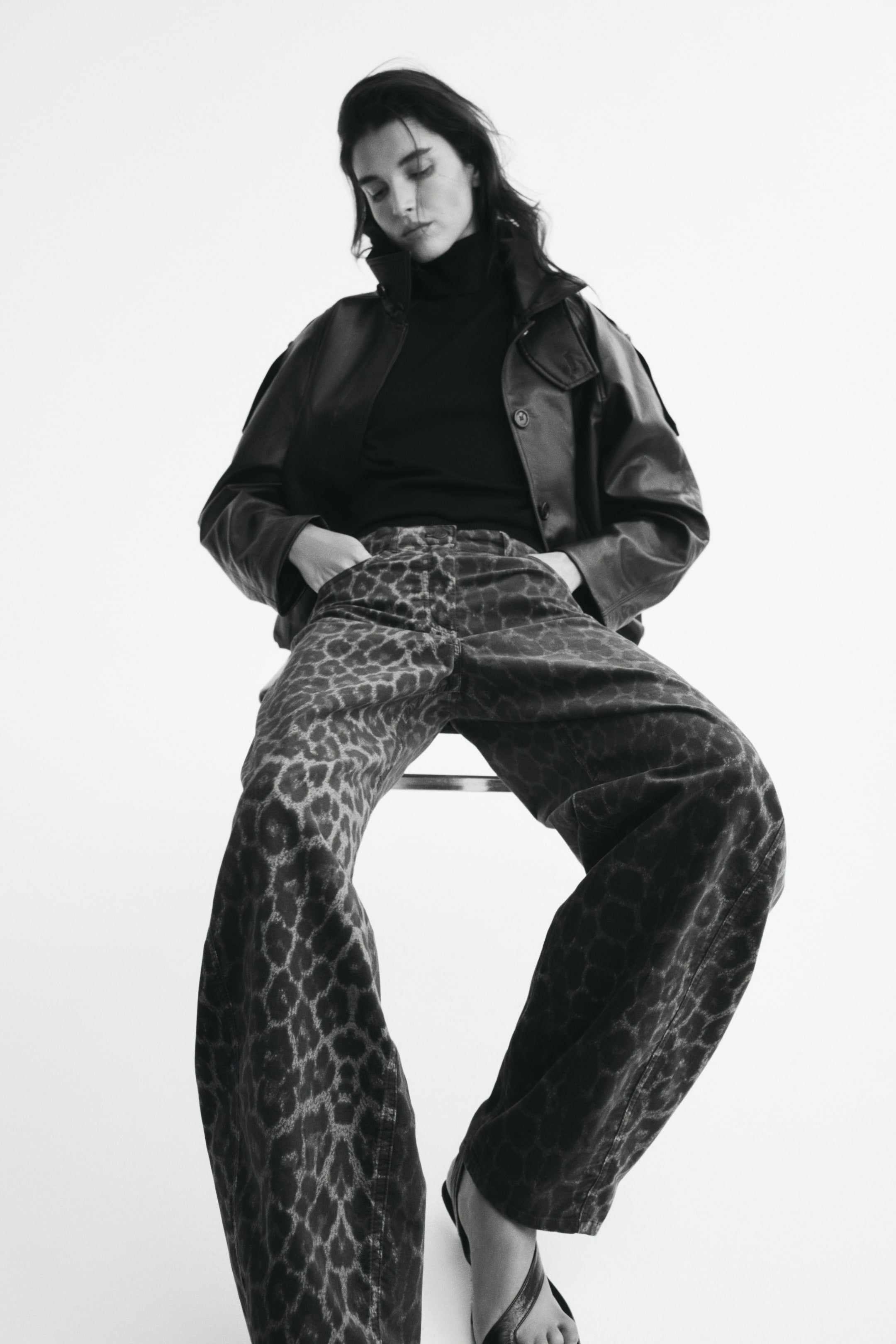 Pantalon tonneau en velours