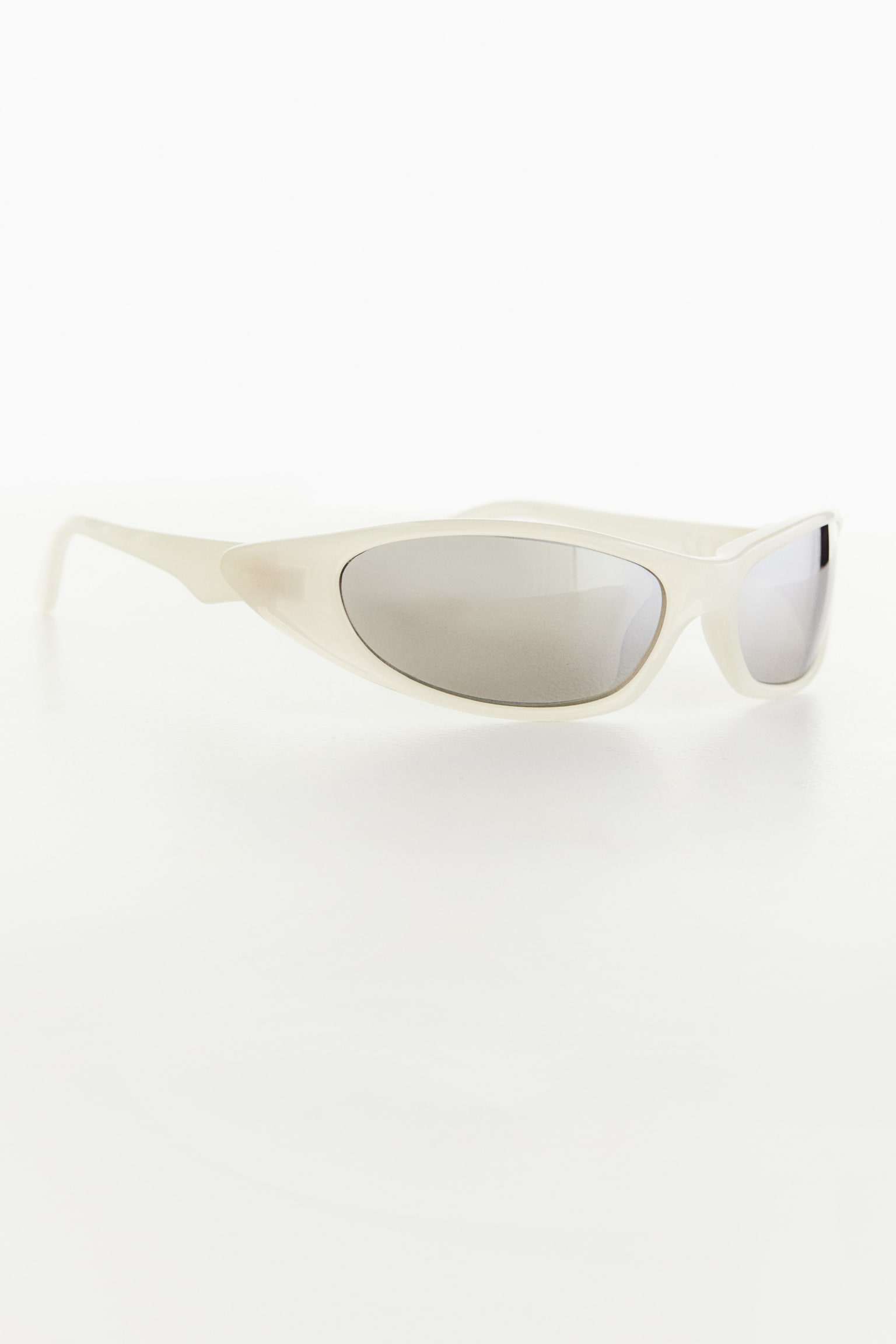 Oval sunglasses - White/Blue - 3