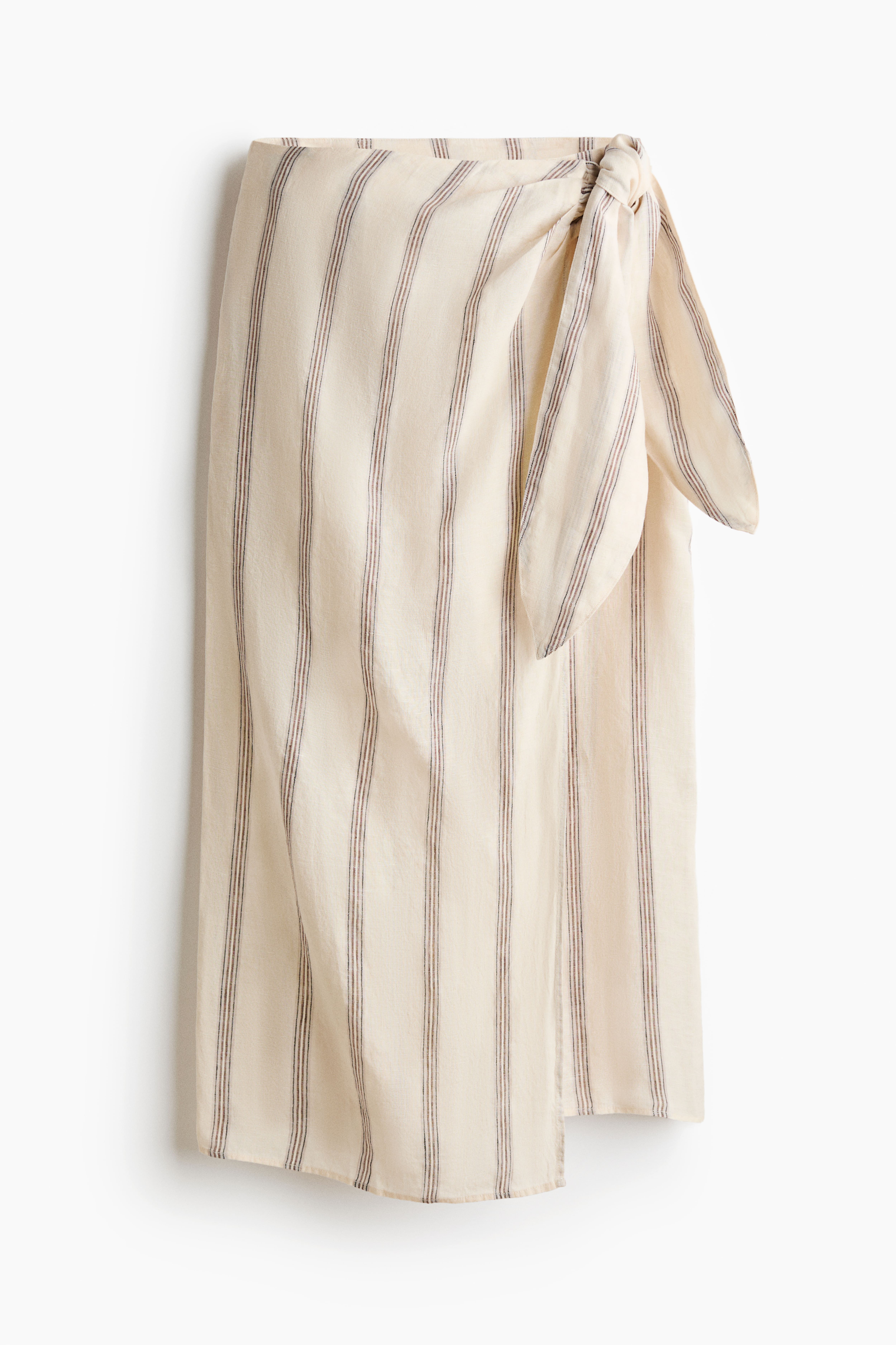 Linen Wrap Skirt