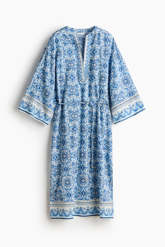 Женские платья H&M Tie-Belt Tunic Dress