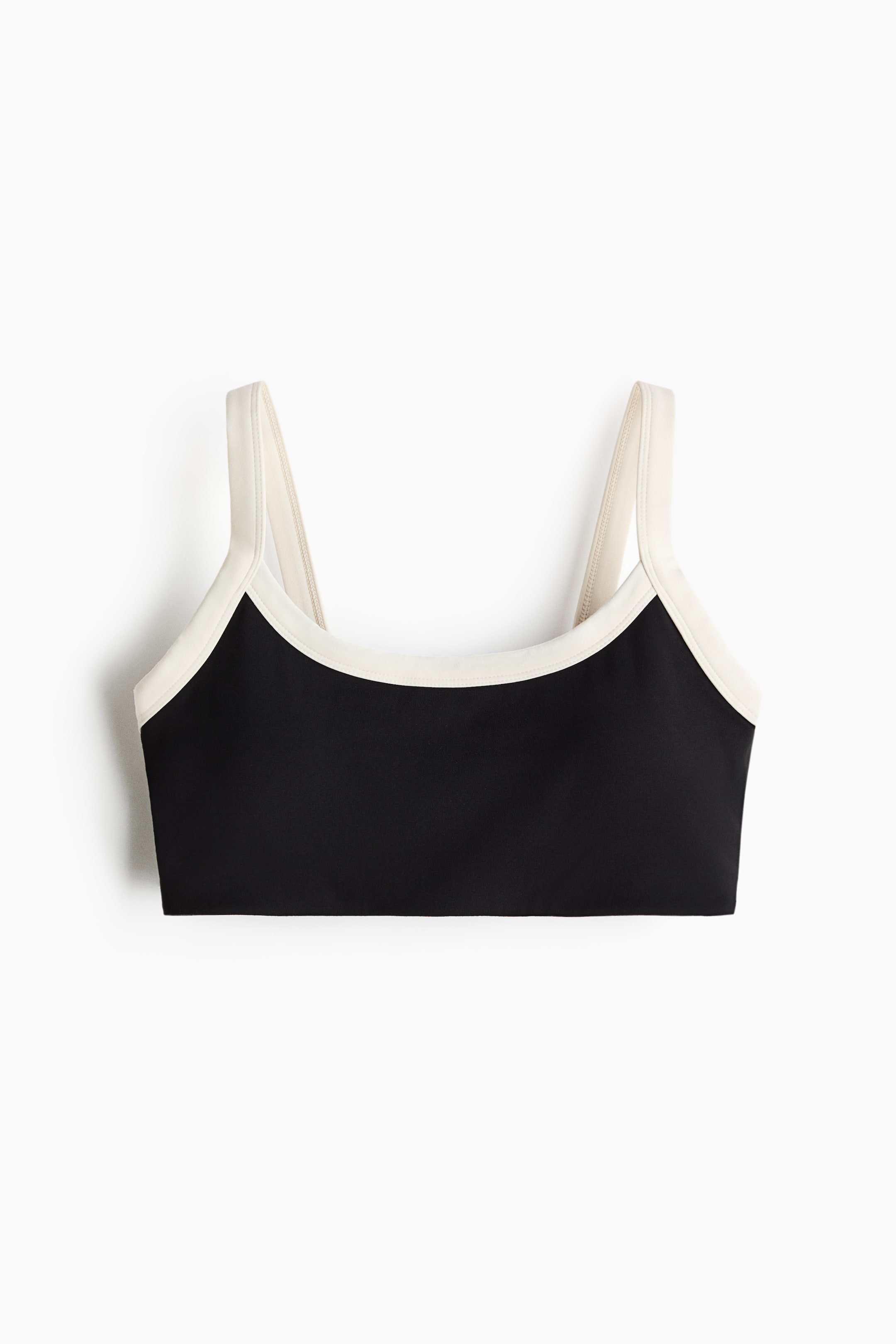 Agrandir l'image: Soutien-gorge de sport Light Support SoftMove™ - Zwart/wit - FEMME | H&M BE 1