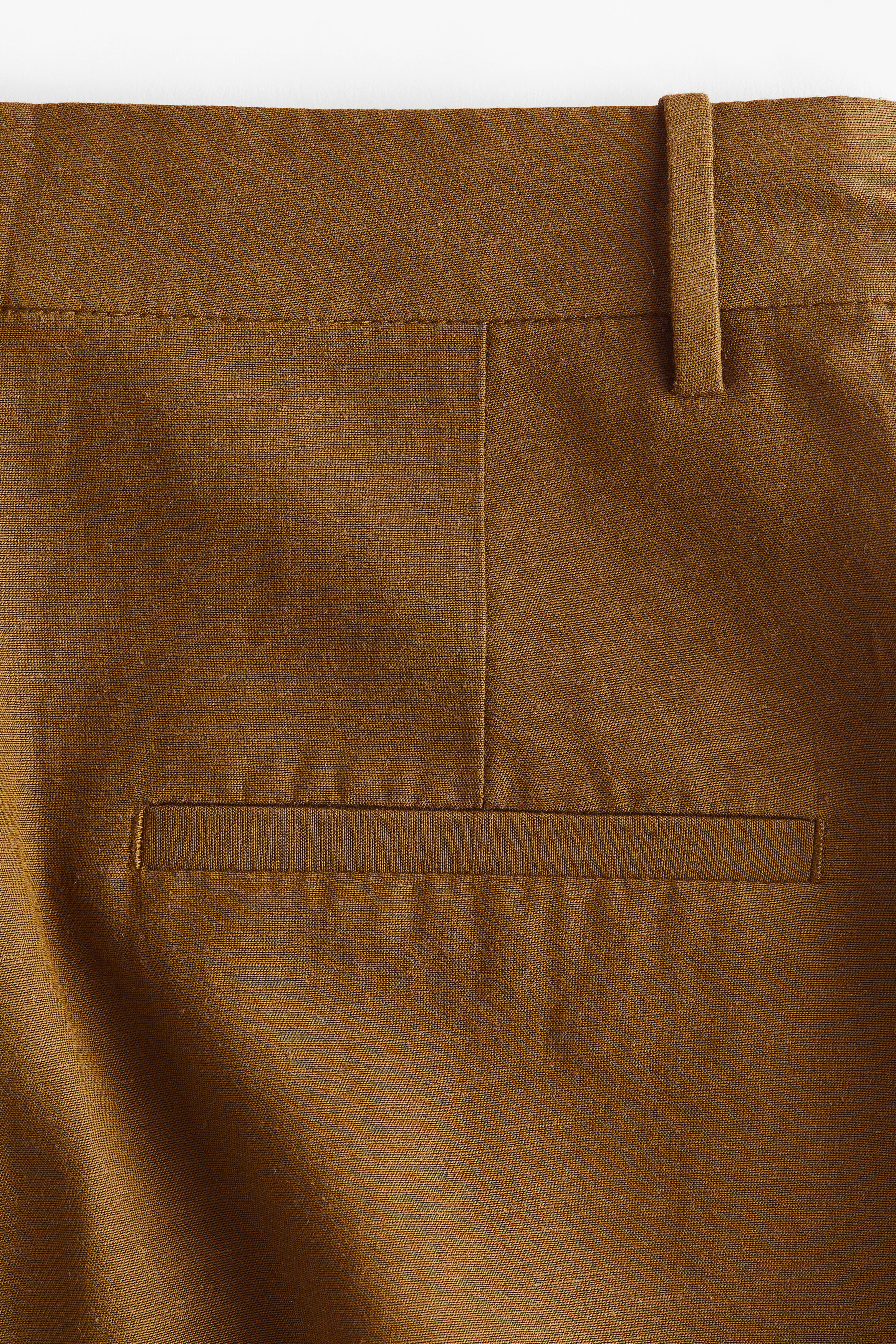 Dressy Linen-Blend Shorts