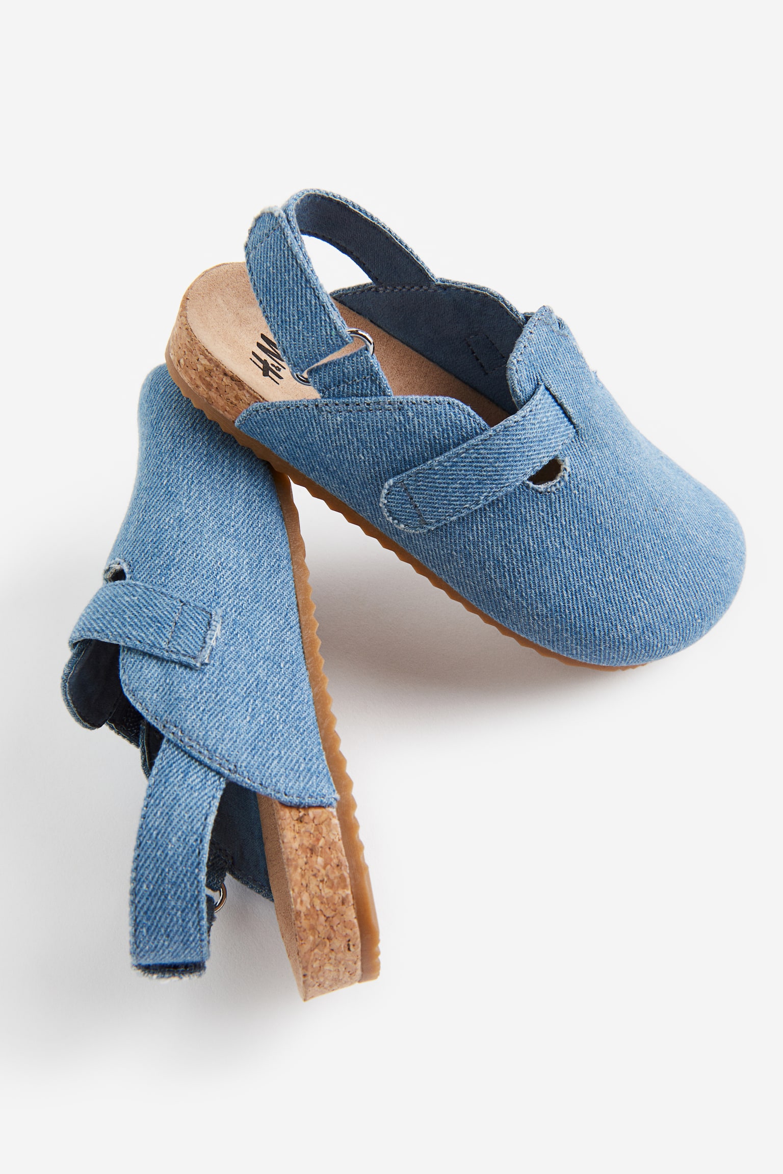 Denim Sandals - Denim blue/Light brown - 6