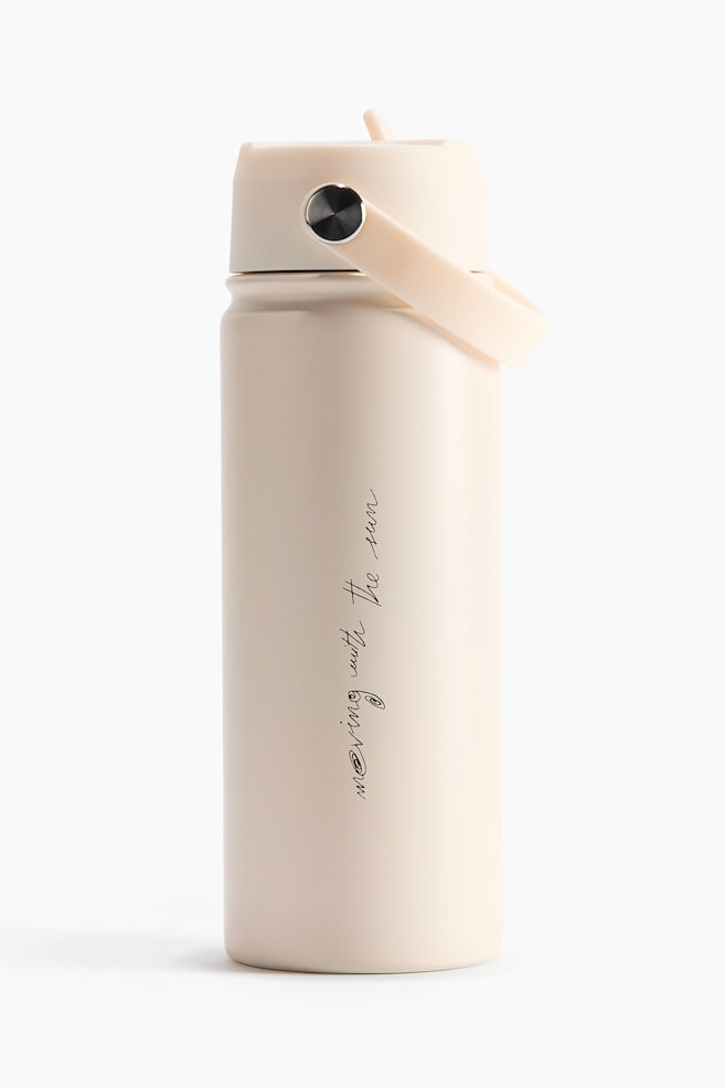 Sports water bottle - Ivory/Moving With The Sun - 1