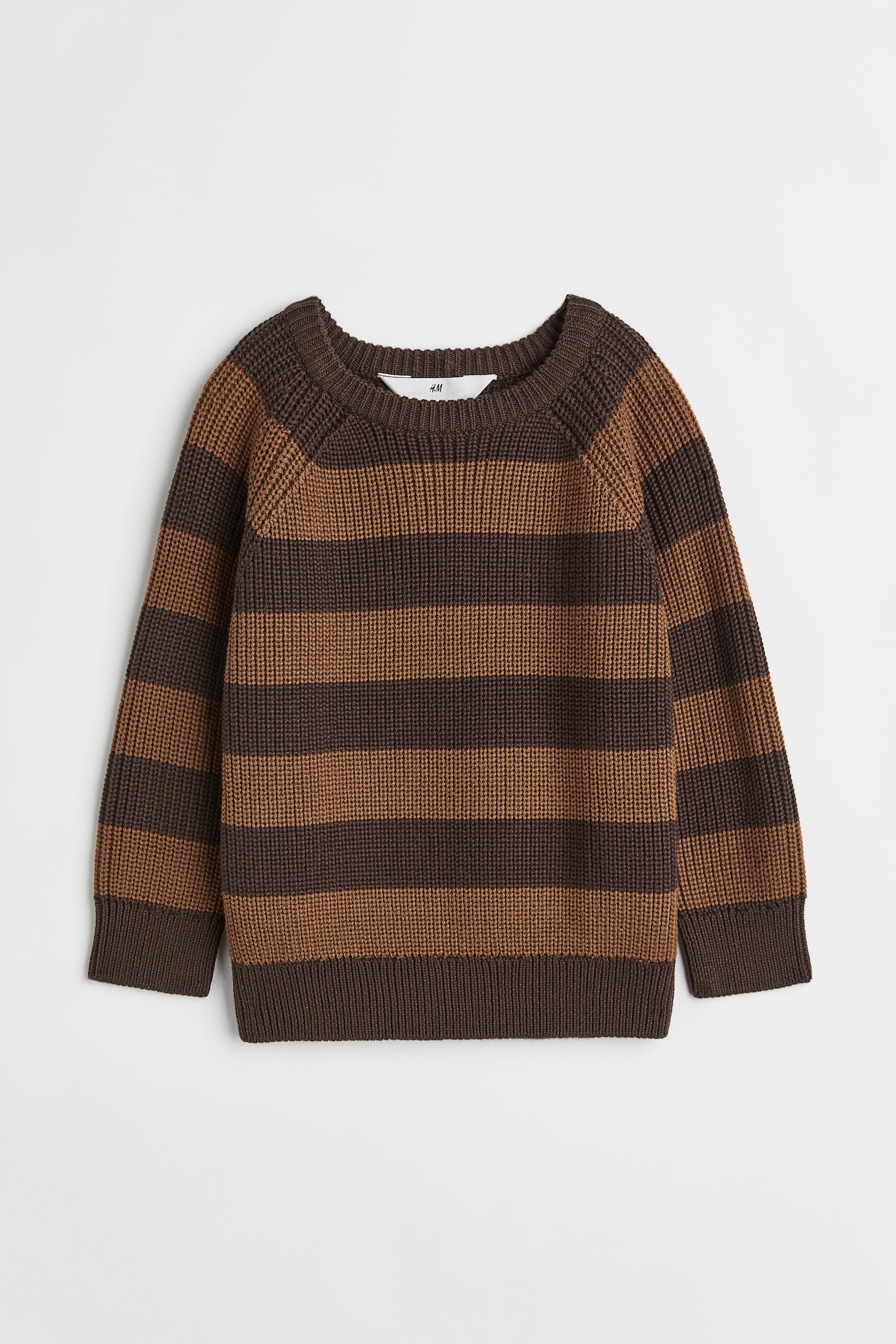 הצגת תמונה גדולה יותר: סוודר - חום/פסים - Kids | H&M IL 1