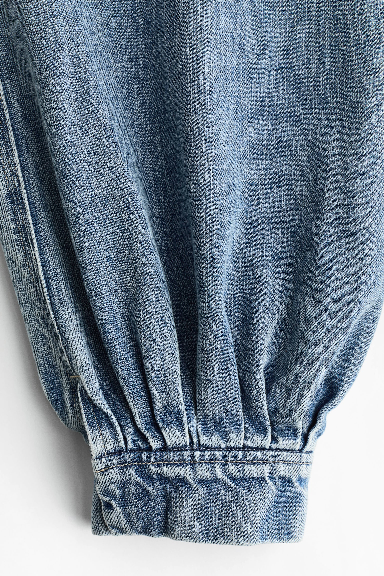 Balloon-leg denim trousers - Light denim blue - 4