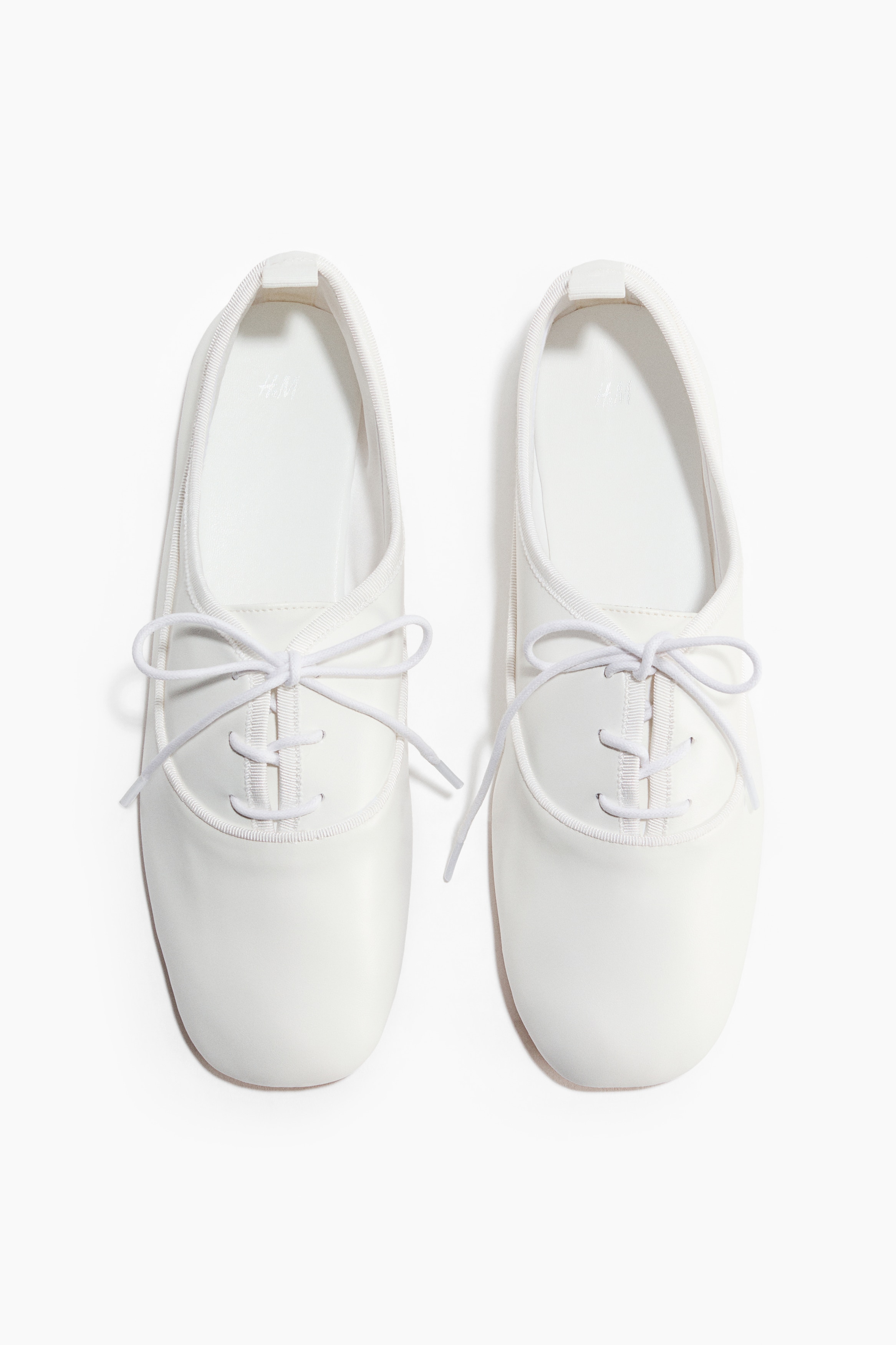 Lace-up ballet flats from H&M - $39.99
