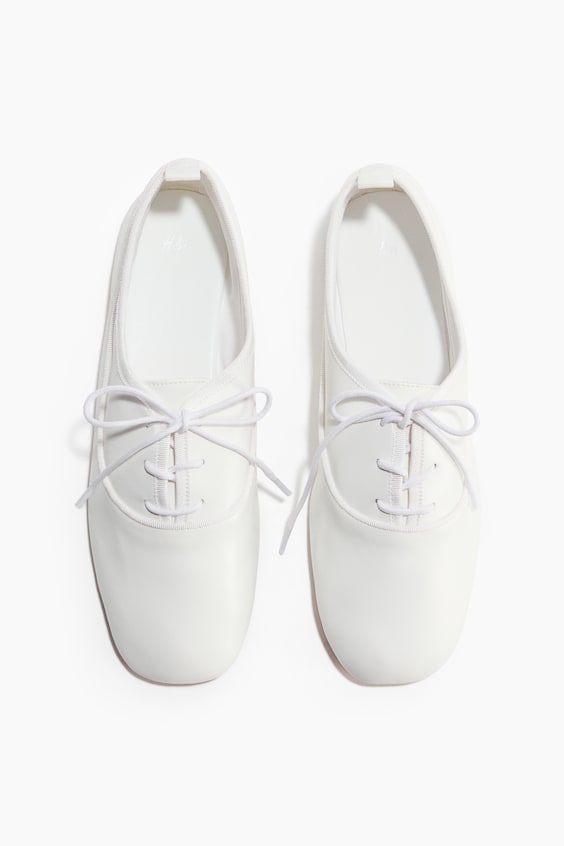 Женские балетки H&M Lace-Up Ballet Flats