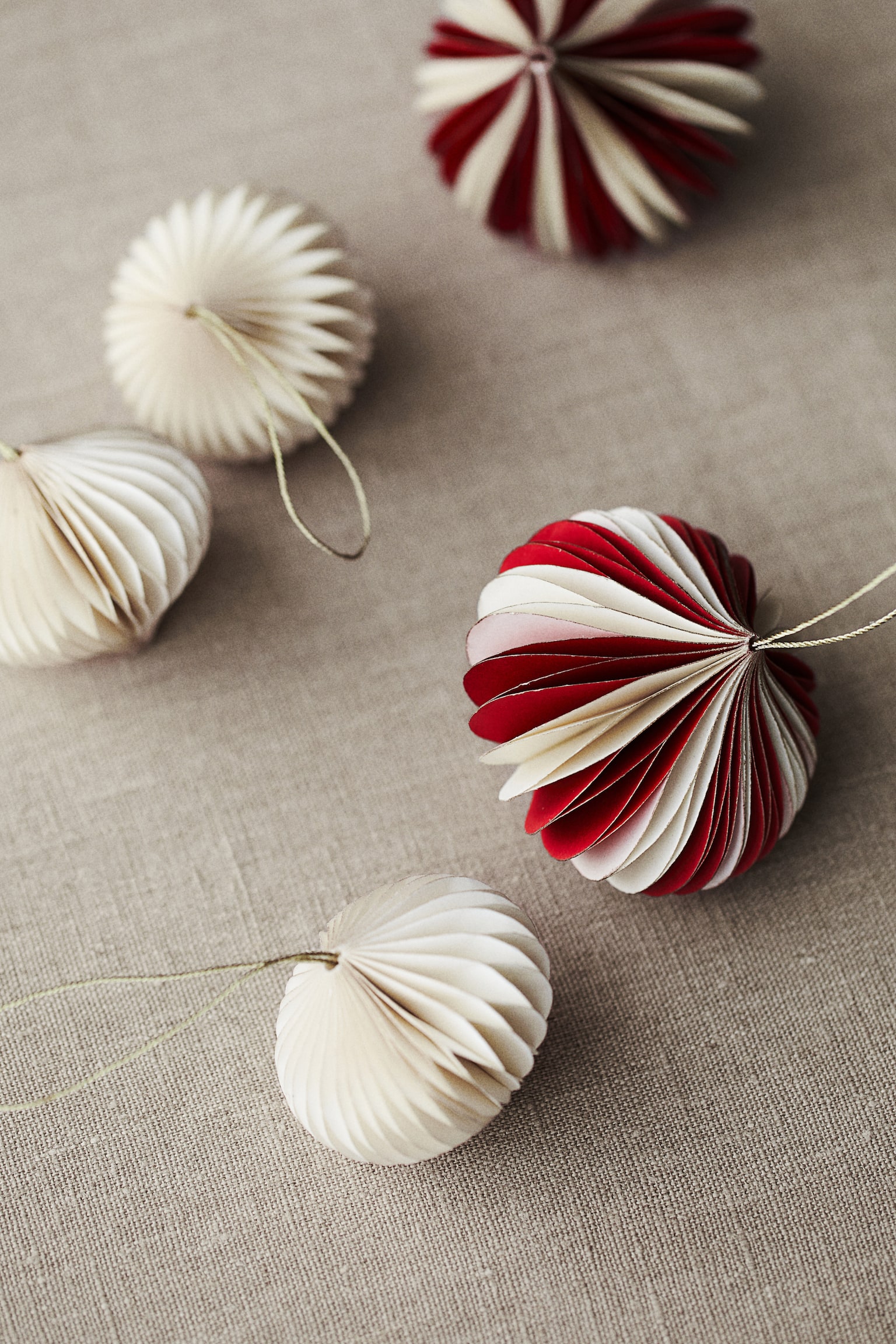 2-pack Christmas decorations - Red/Striped/Burgundy/White/Dark green/Dark green/White - 2