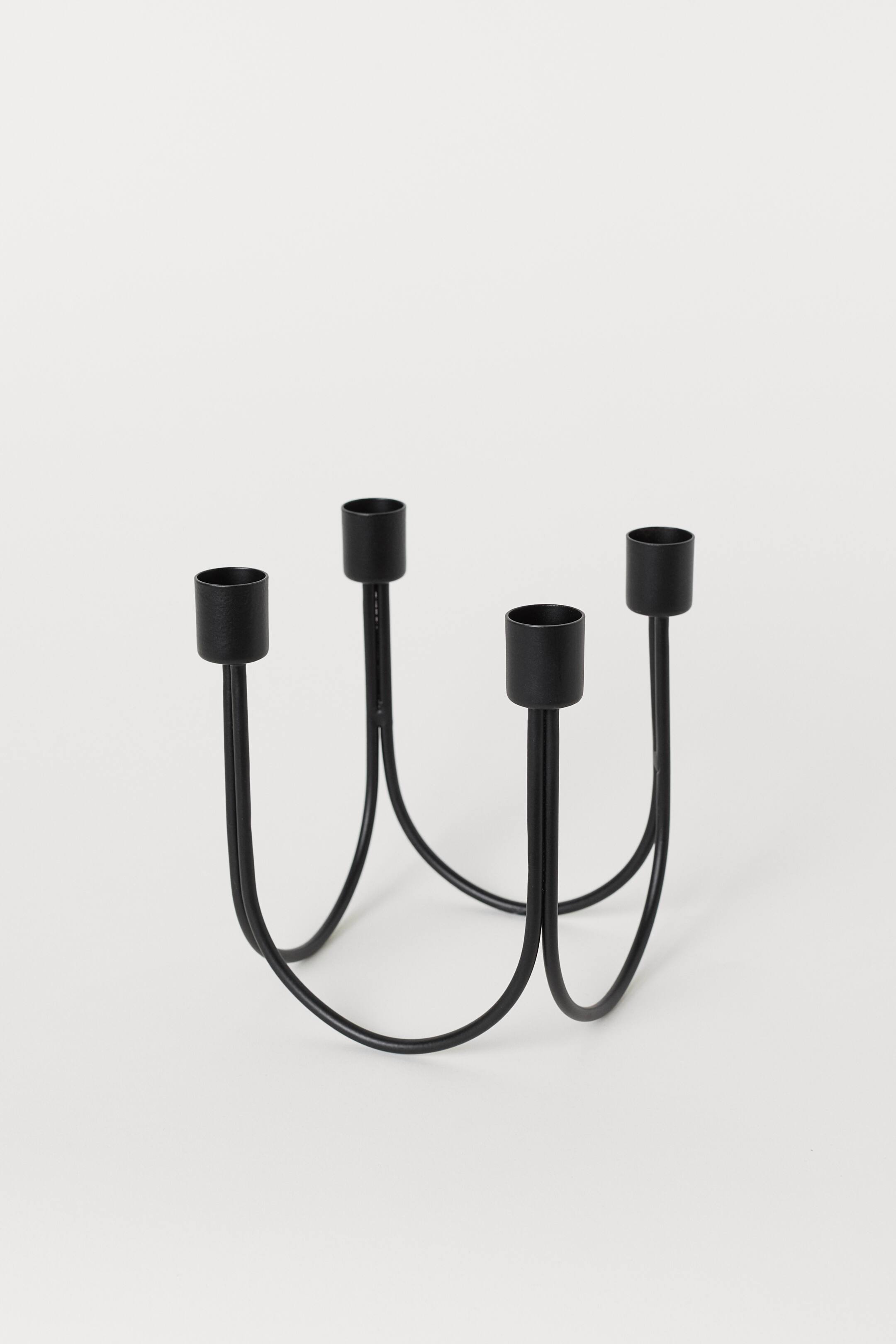 Metal candlestick - Black - Home All | H&M GB