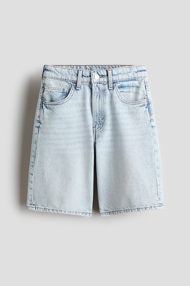Shorts Baggy Fit en denim - Azul denim claro/Gris denim oscuro/Gris oscuro/Azul denim claro/Azul denim claro - 1