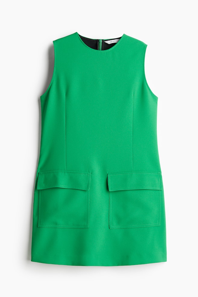 Minirobe avec poches - Vert vif/Noir - 1