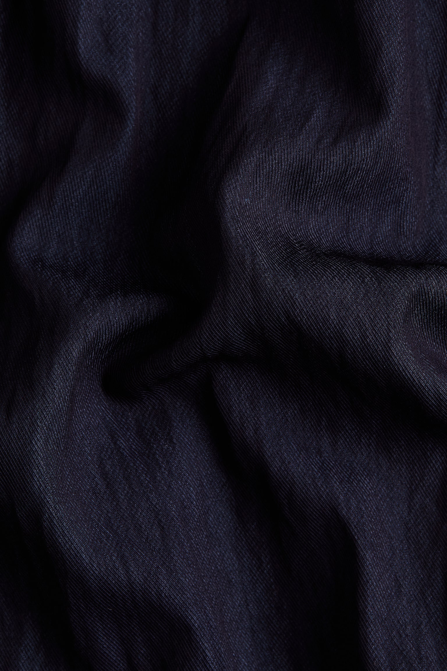 Женская рубашка H&M Oversized Scarf-Collar, цвет: Тёмно-синий — фото 6