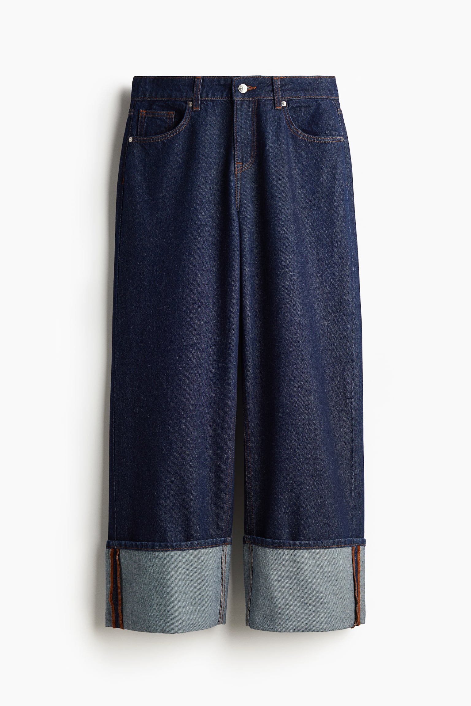 Baggy Wide Low Jeans - Dark denim blue/Dark denim blue/Light denim blue - 2