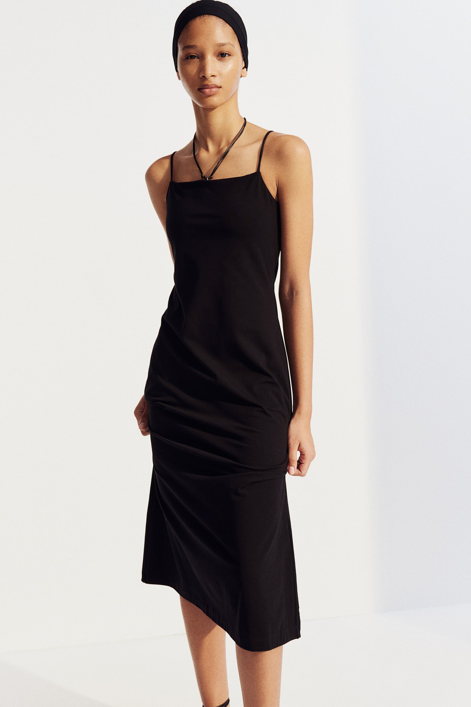 Strappy dress - Black - 5