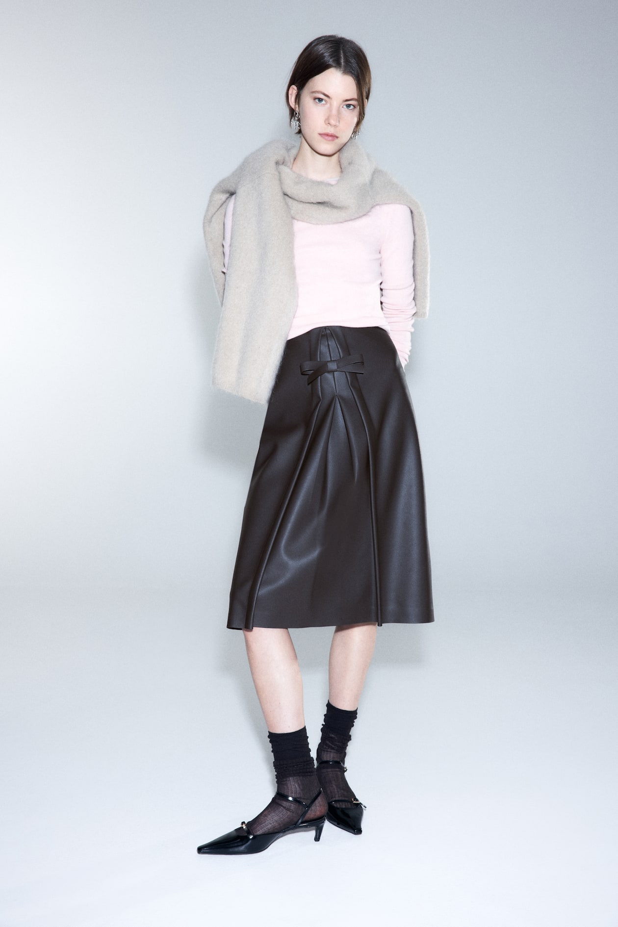 Bow-Front Skirt - image 3