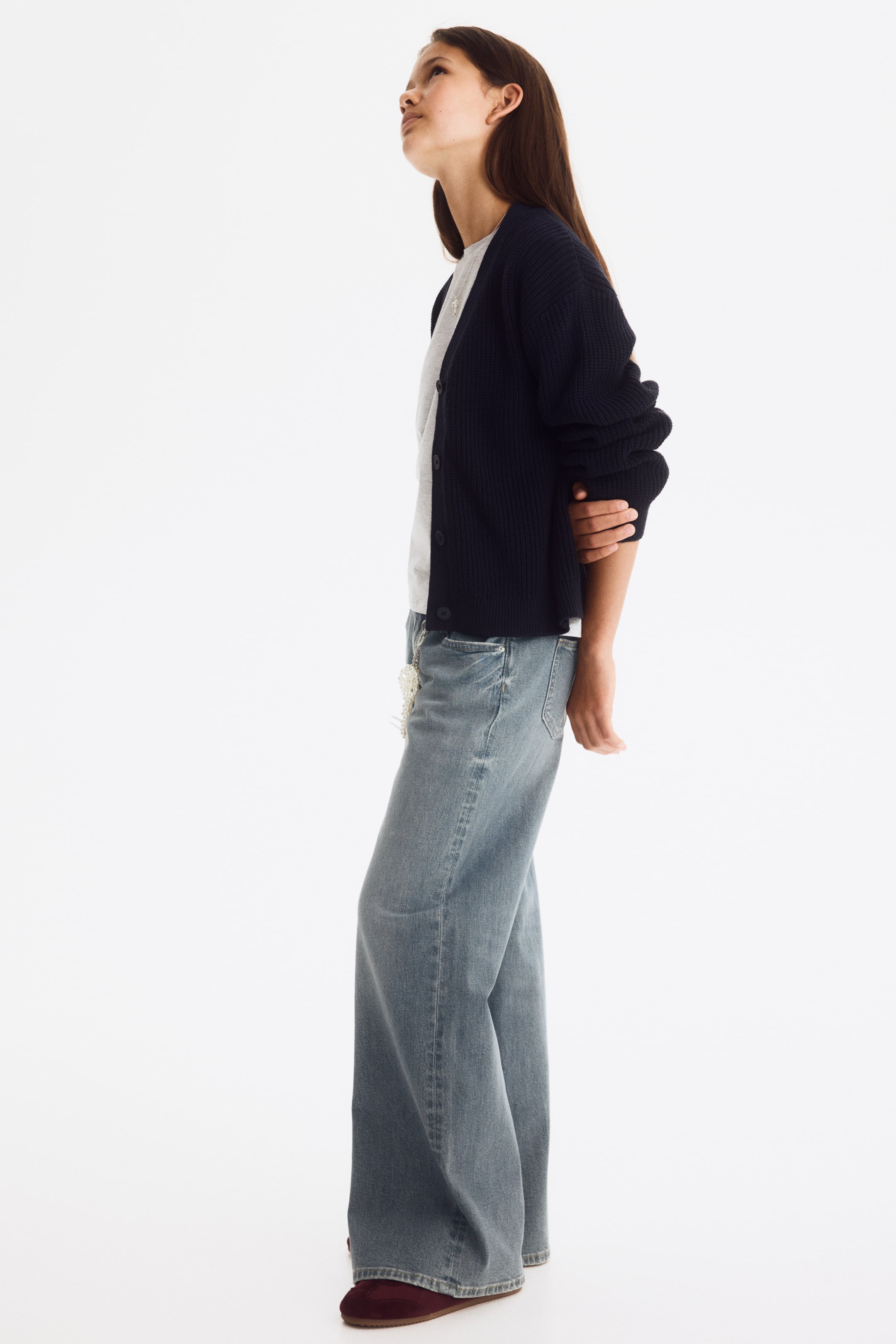 Wide Leg Low Jeans