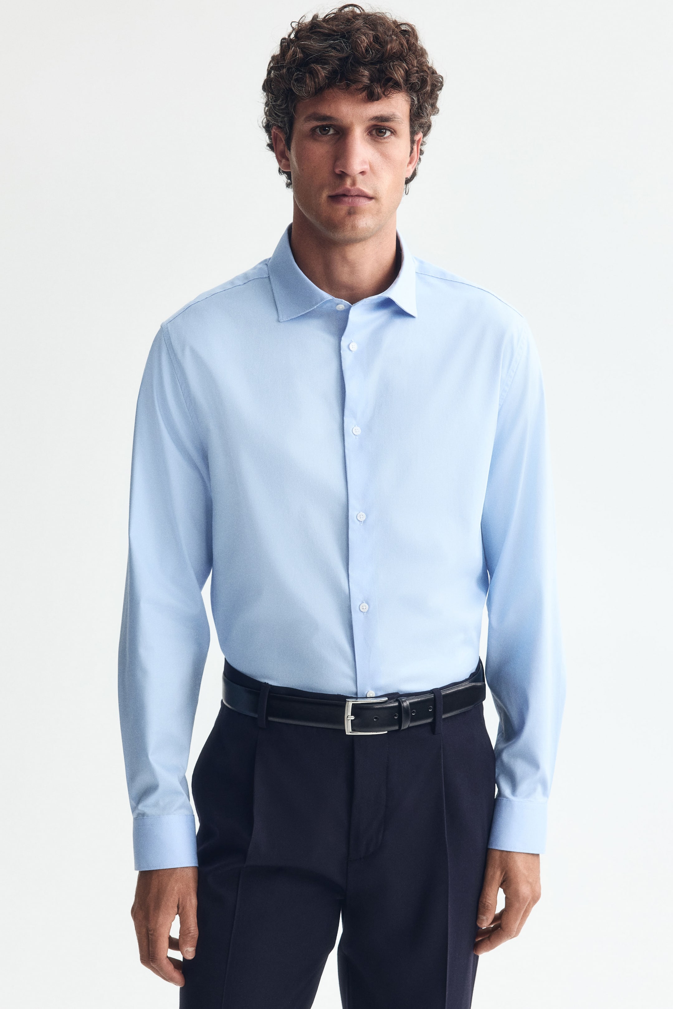 Slim-Fit Cotton Shirt