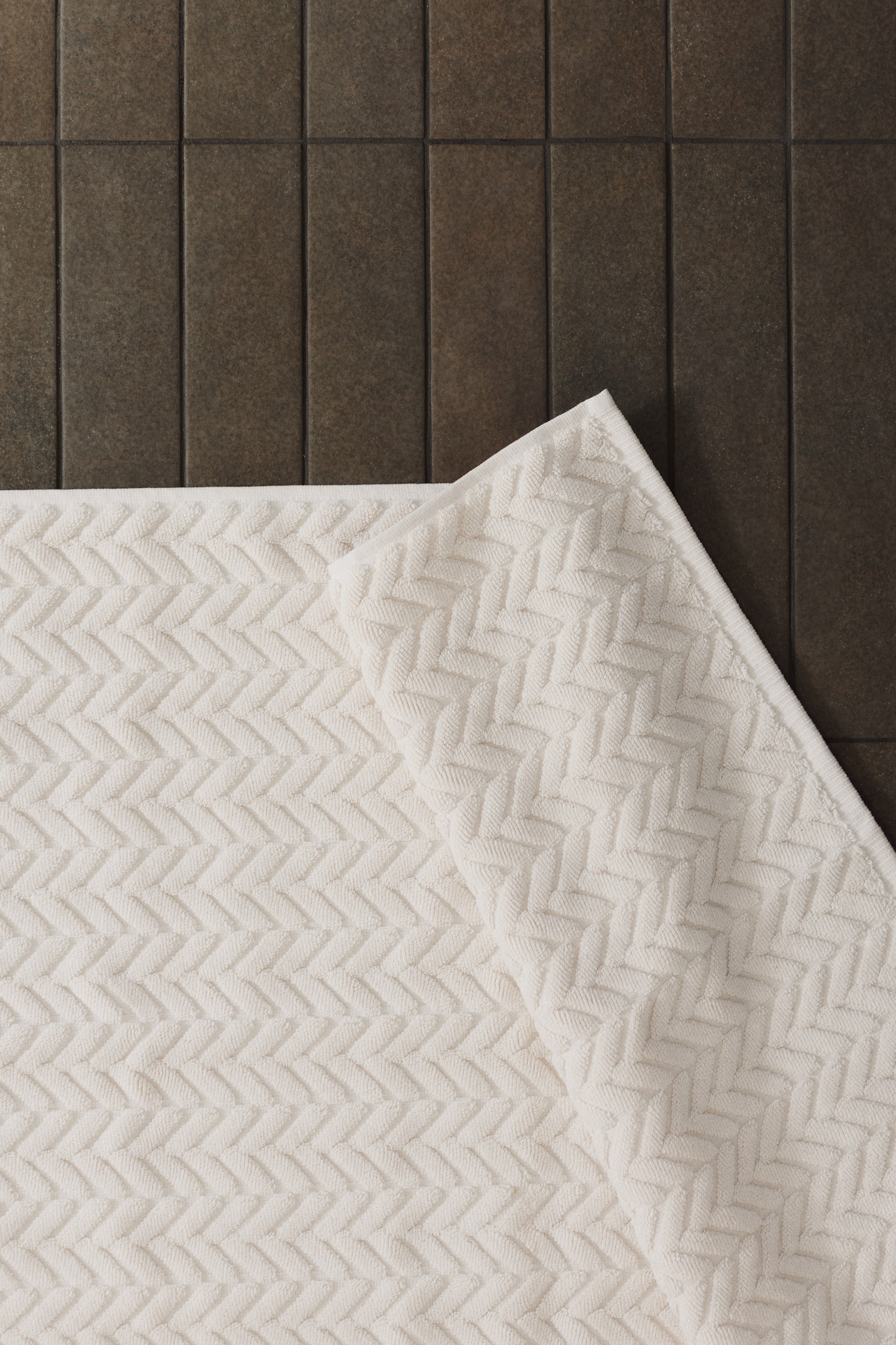 View larger image: Textured bath mat - Cream - Home All | H&M IN 1