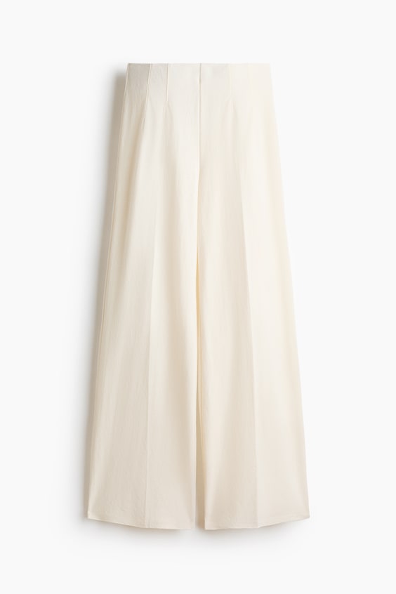 Женские брюки H&M Wide-Leg Pull-On Pants
