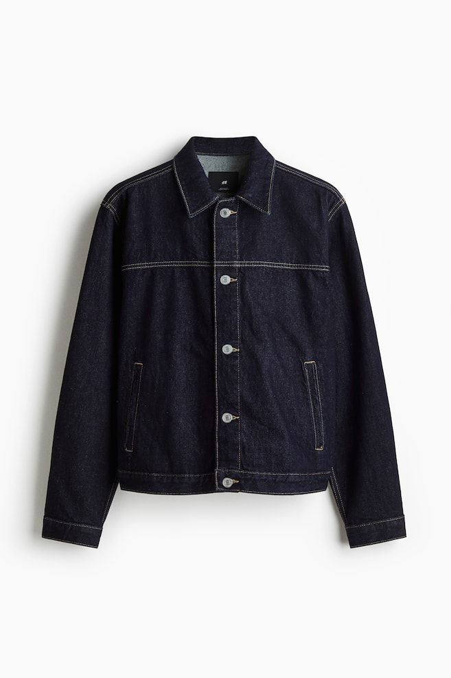Regular Fit Denim jacket - Dark blue - 1