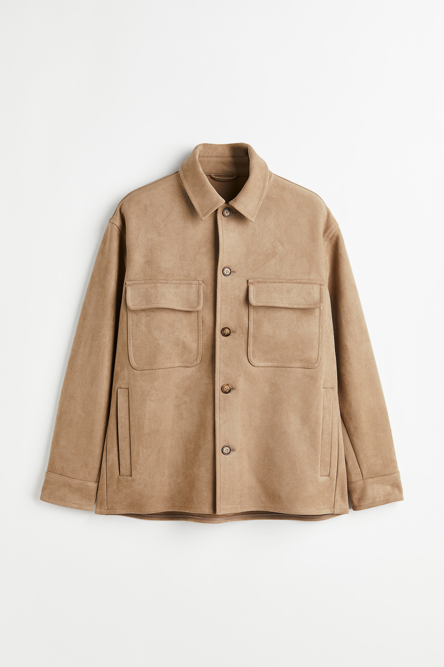 Veste-chemise Relaxed Fit - Beige