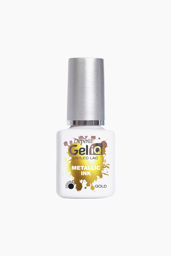 Geliq Metallic Nail Polish - Metallic Ink Gold/Metallic Ink Pink/Metallic Ink Platinum - 1