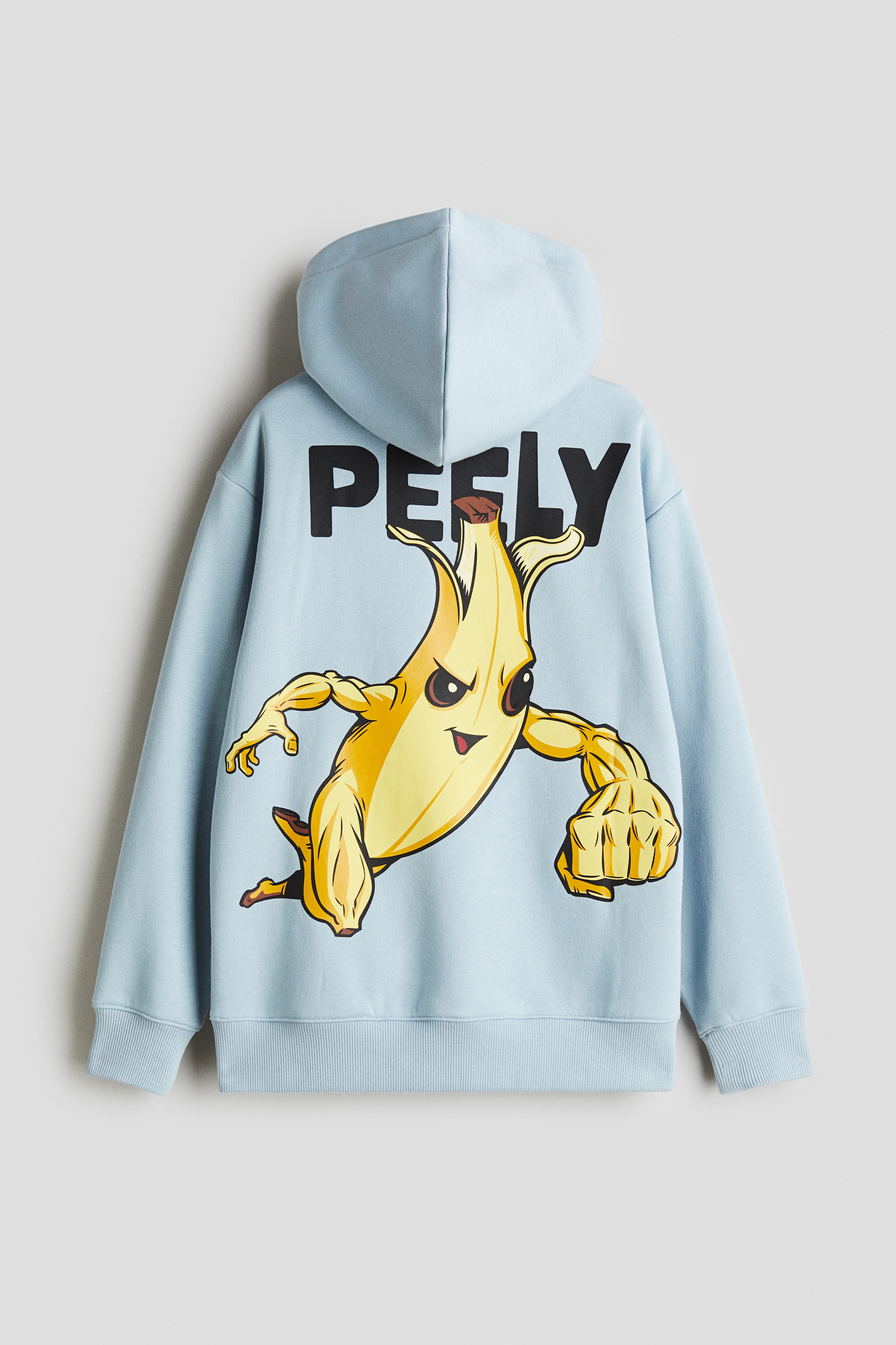 デザインディテール フルジップスウェットパーカ - ライトブルー