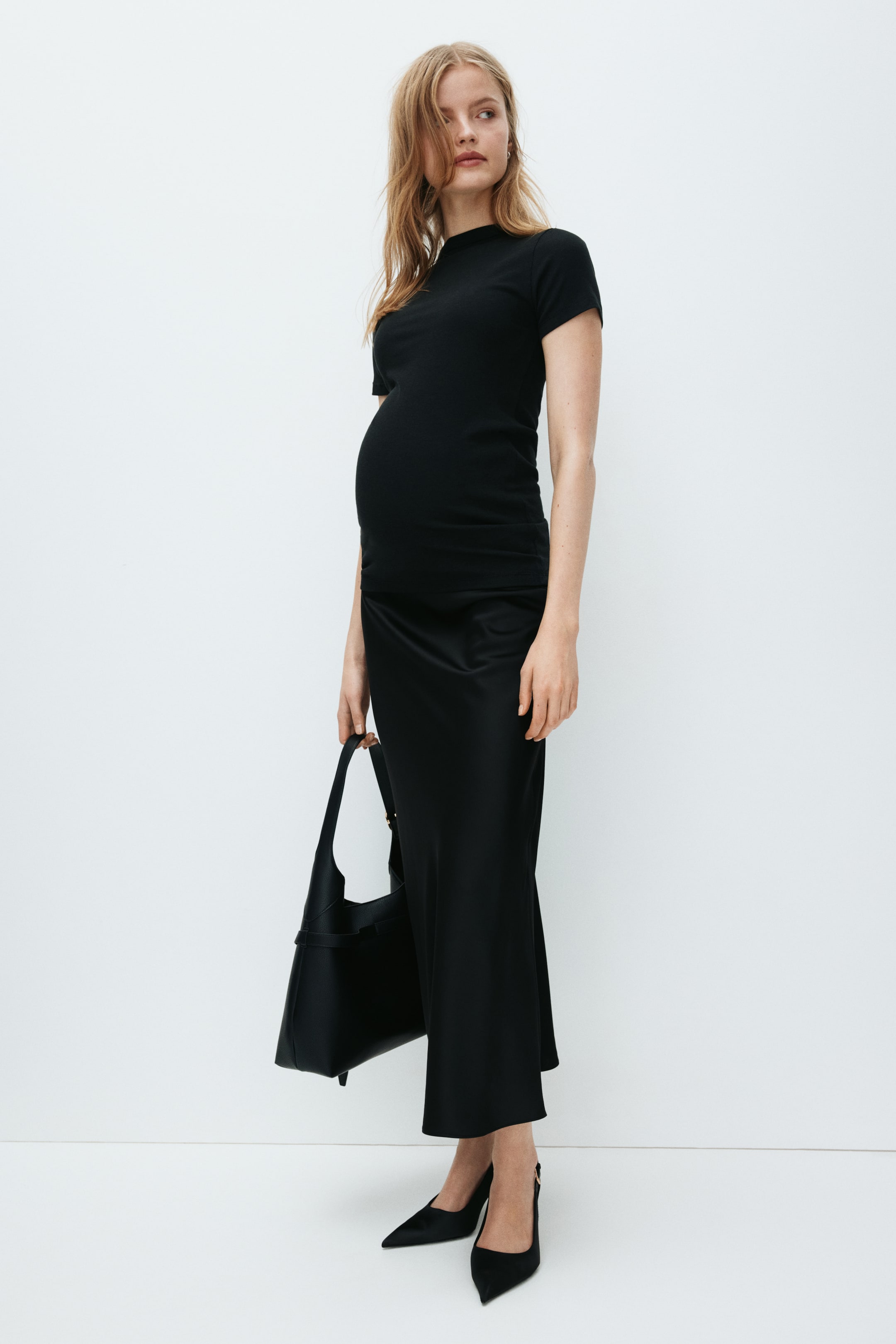 Visualizza immagine più grande: MAMA Maglia a costine - Nero - DONNA | H&M IT 1