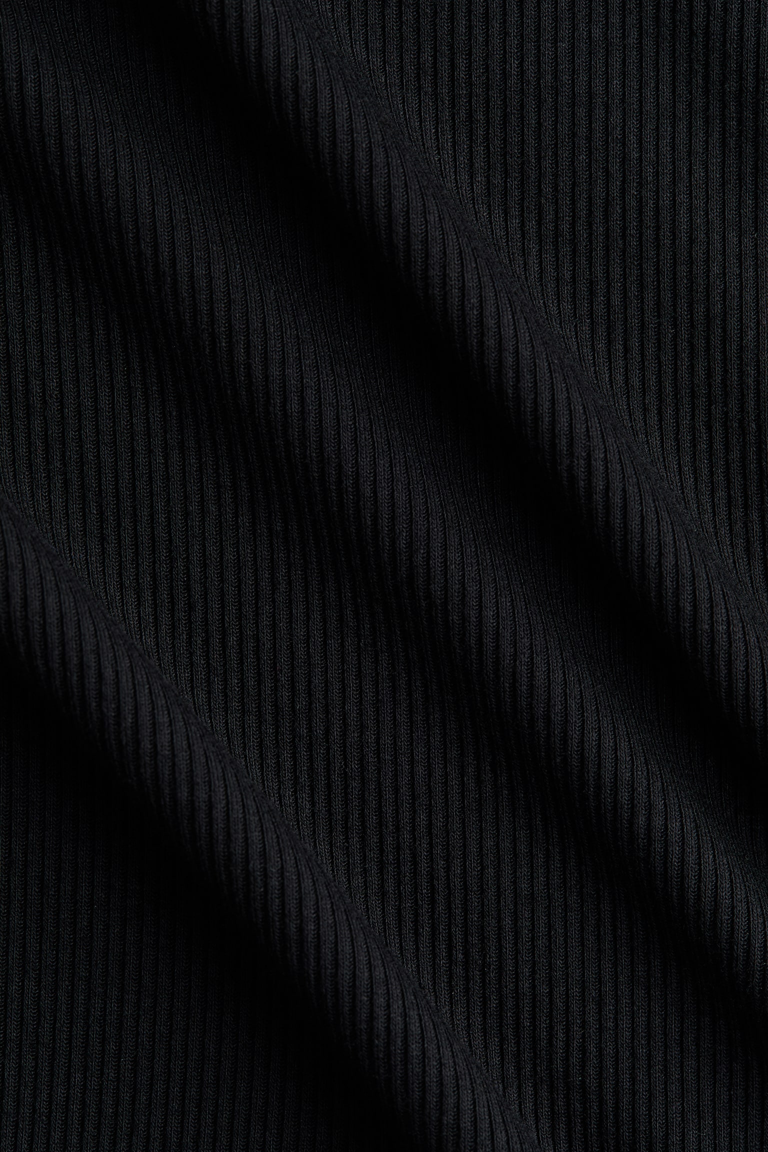 Lace-trimmed viscose T-shirt - Black/Light grey marl/Light blue - 3