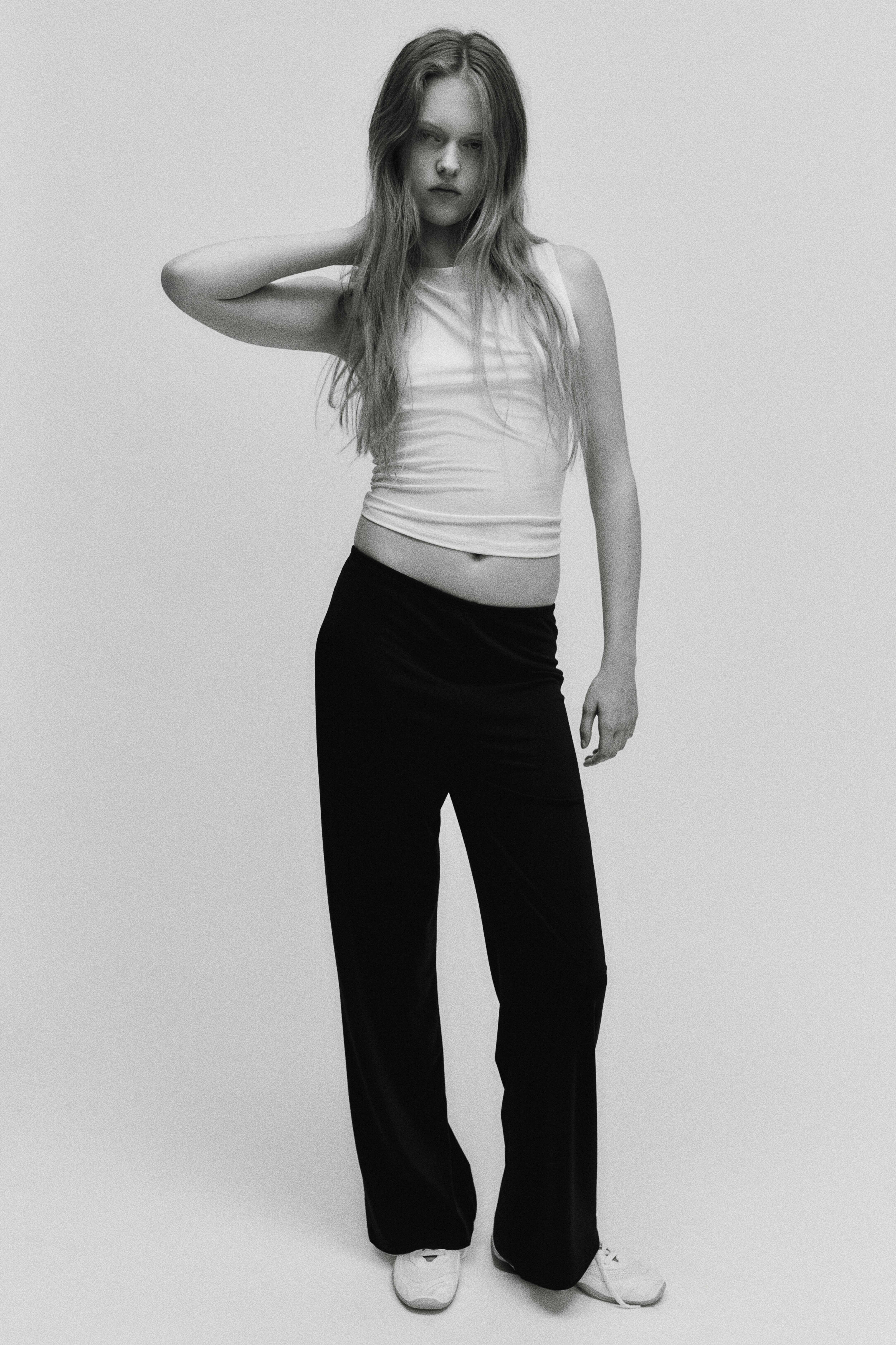 Pantalon en jersey avec taille élastique