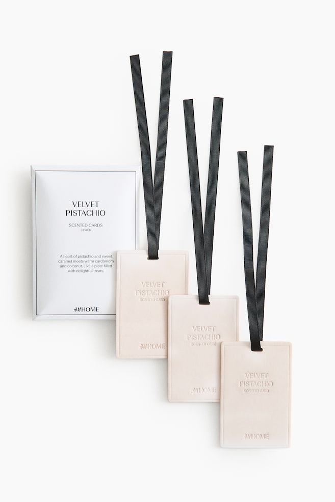3er-Pack Duftkarten - Velvet Pistachio/Sundried Linen/Cedarwood Zen/Sublime Patchouli/Yuzu Blossom - 1