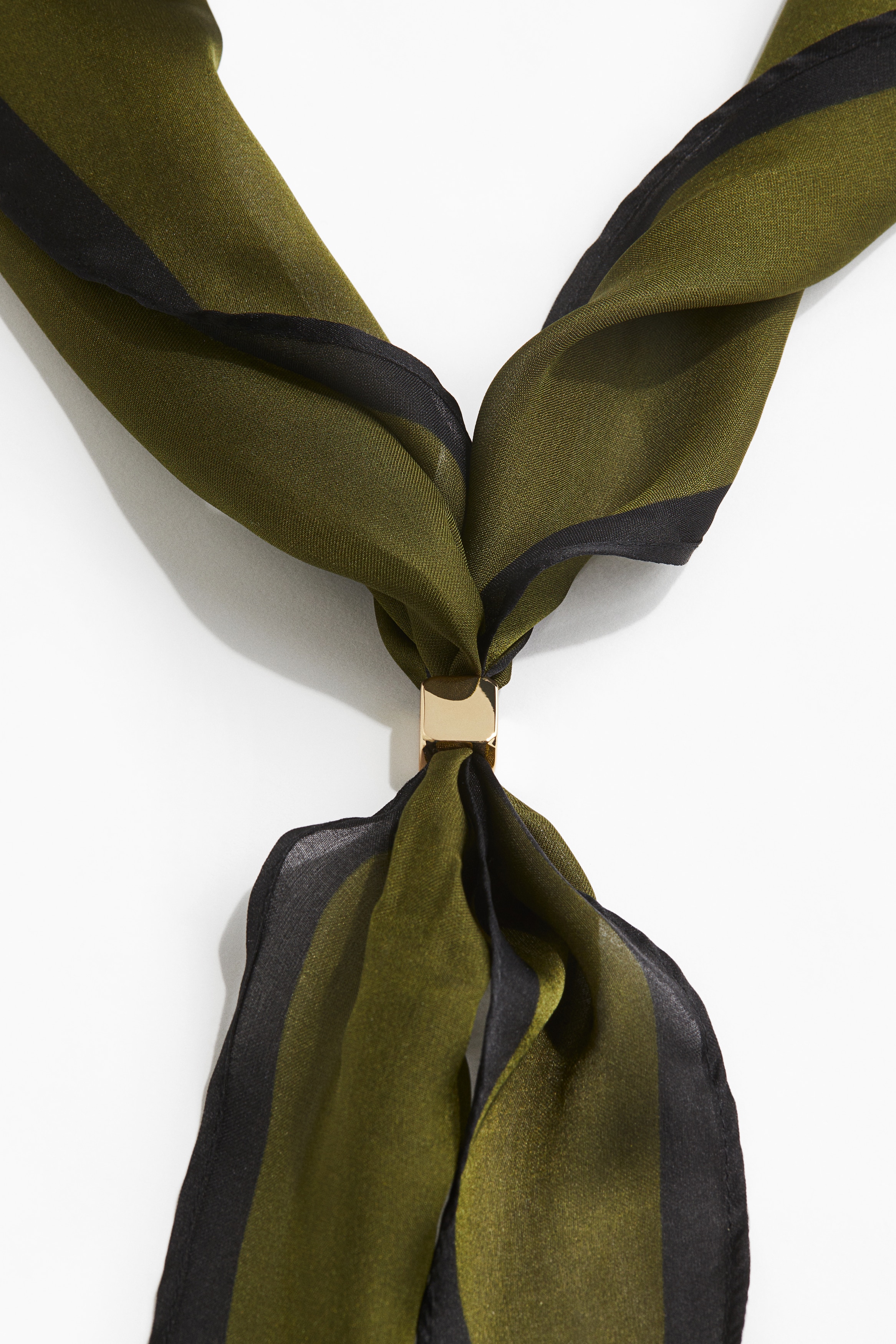 Women's Dark green Metal-Detail Neck Scarf | H&M US