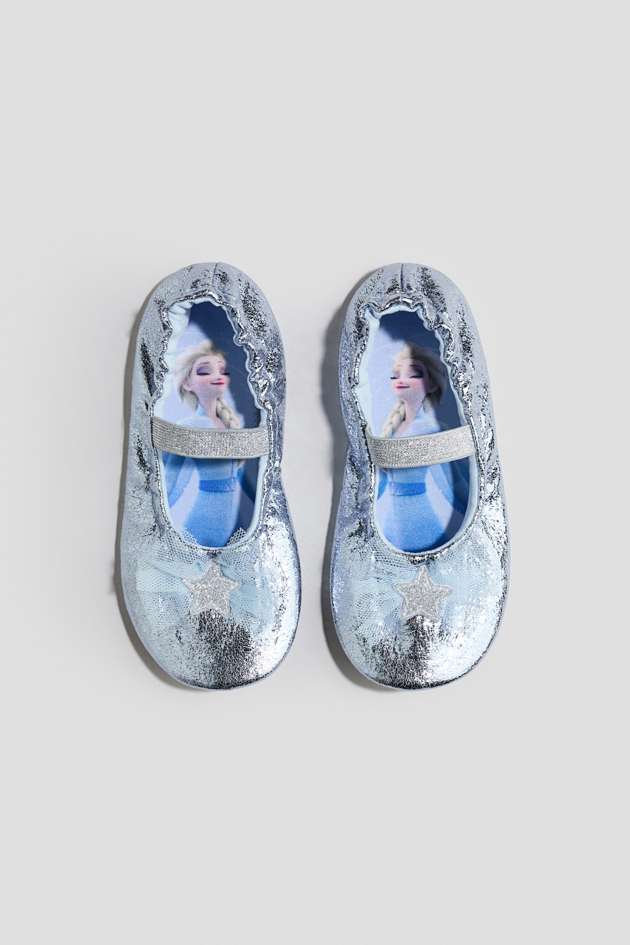 Ampliar la imagen: Zapatillas de ballet - Plateado/Frozen - Kids | H&M MX 1