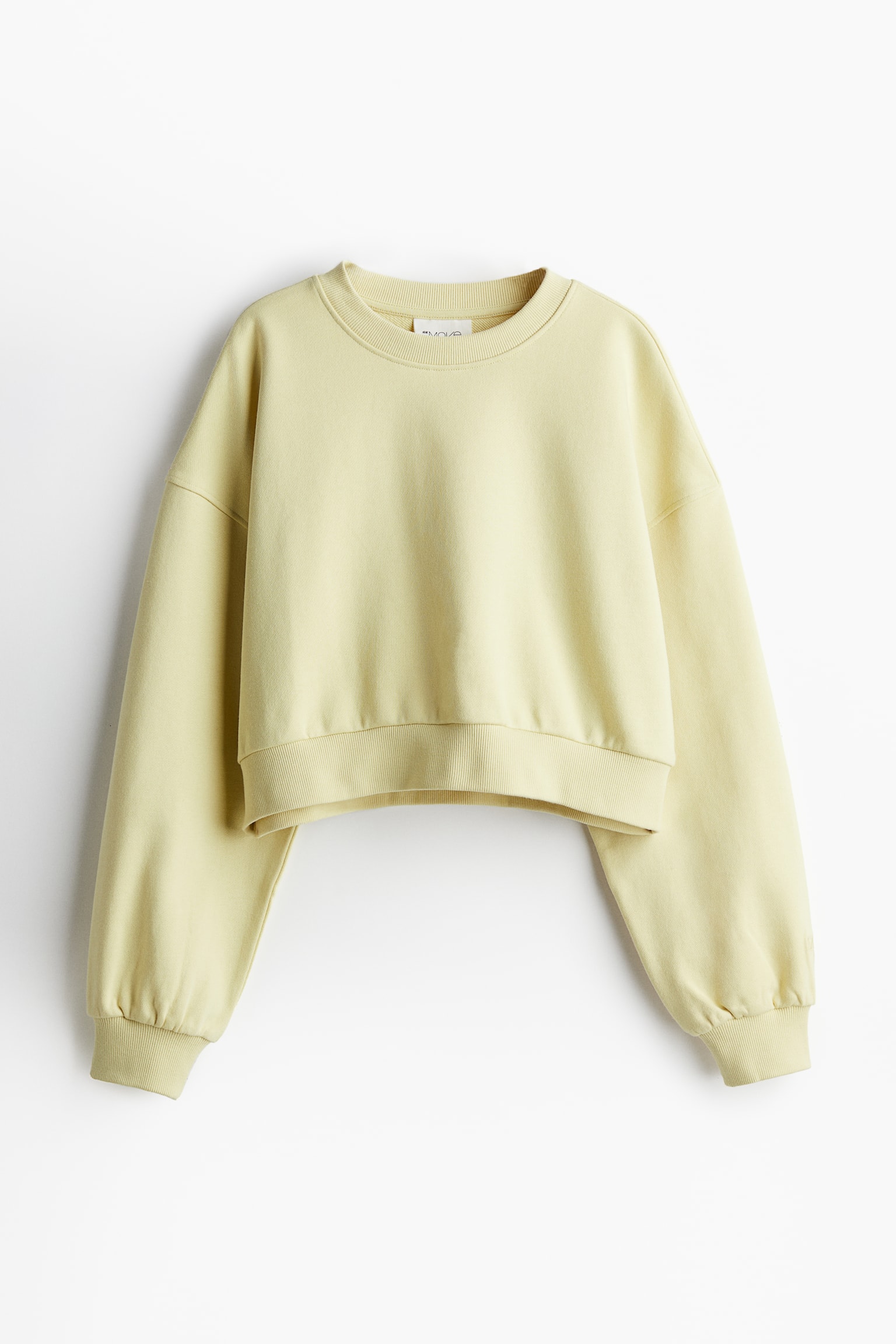 Cropped Sweater - Dusty yellow/Light grey marle/Blue/Light pink - 2