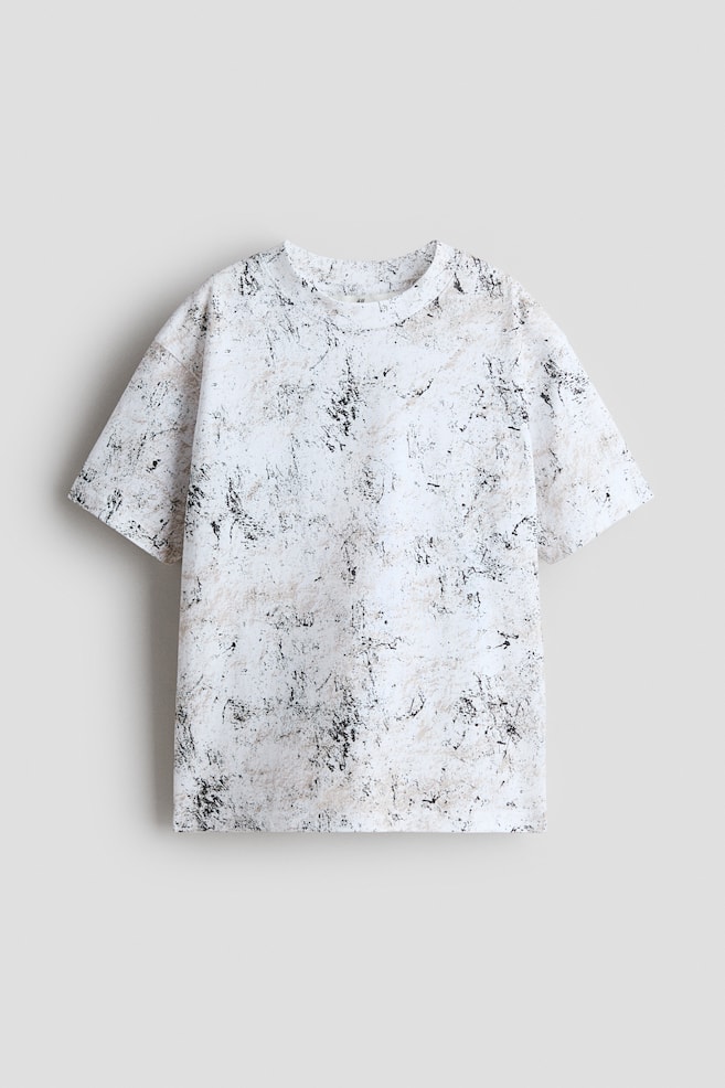 Loose-fit printed T-shirt - White/Marbled/Cream/Effortless/White/State Champions 98/Cream/Graffiti/White/Turtles/Grey/Los Angeles/Light blue/Tie-dye/Brown/New York/White/NASA - 1