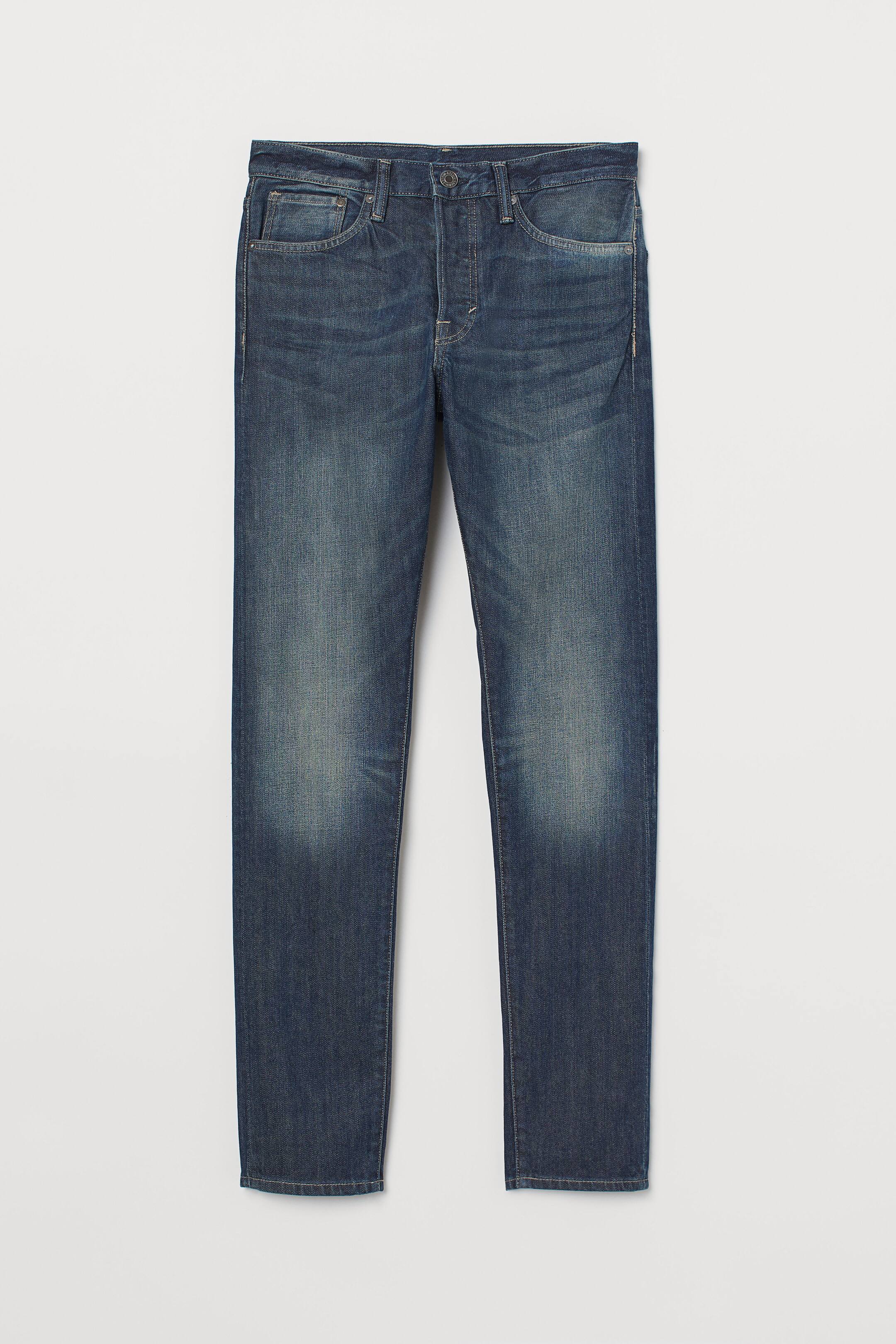 Trendyol Jeans Rilassati a Vita Alta Giovani, Grigio, 33 W Uomo