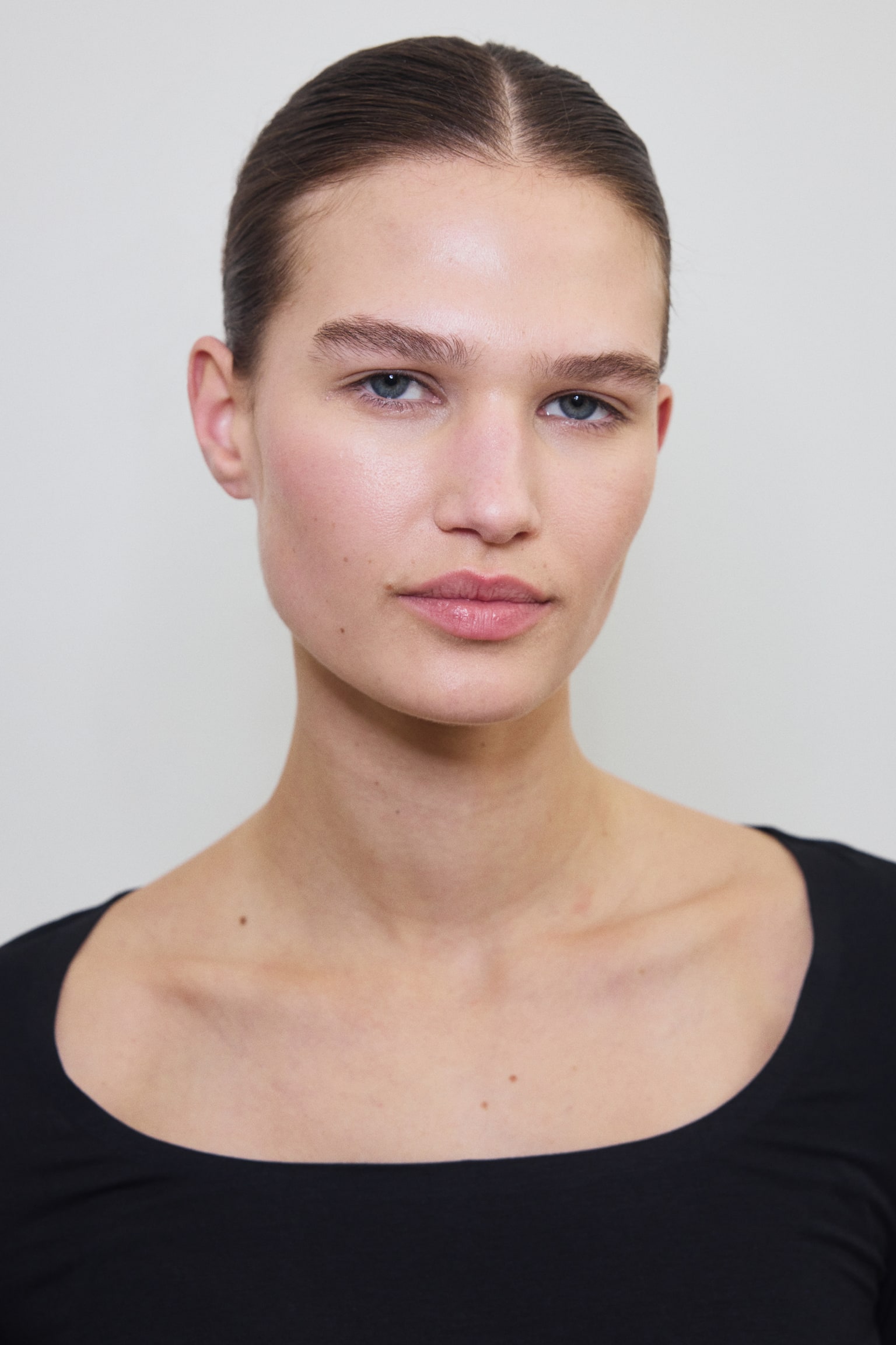 Топ Warming Slim Fit із довгими рукавами - Чорний/Білий/Темно-коричневий/Бежевий - 3