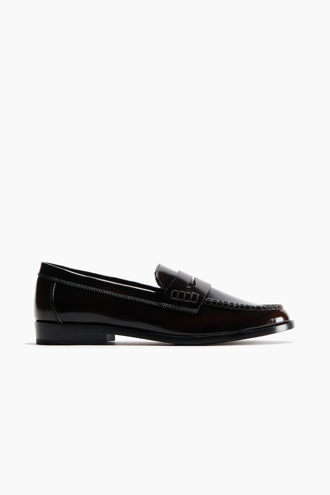 Loafers - Marron foncé/Noir/Taupe - 1