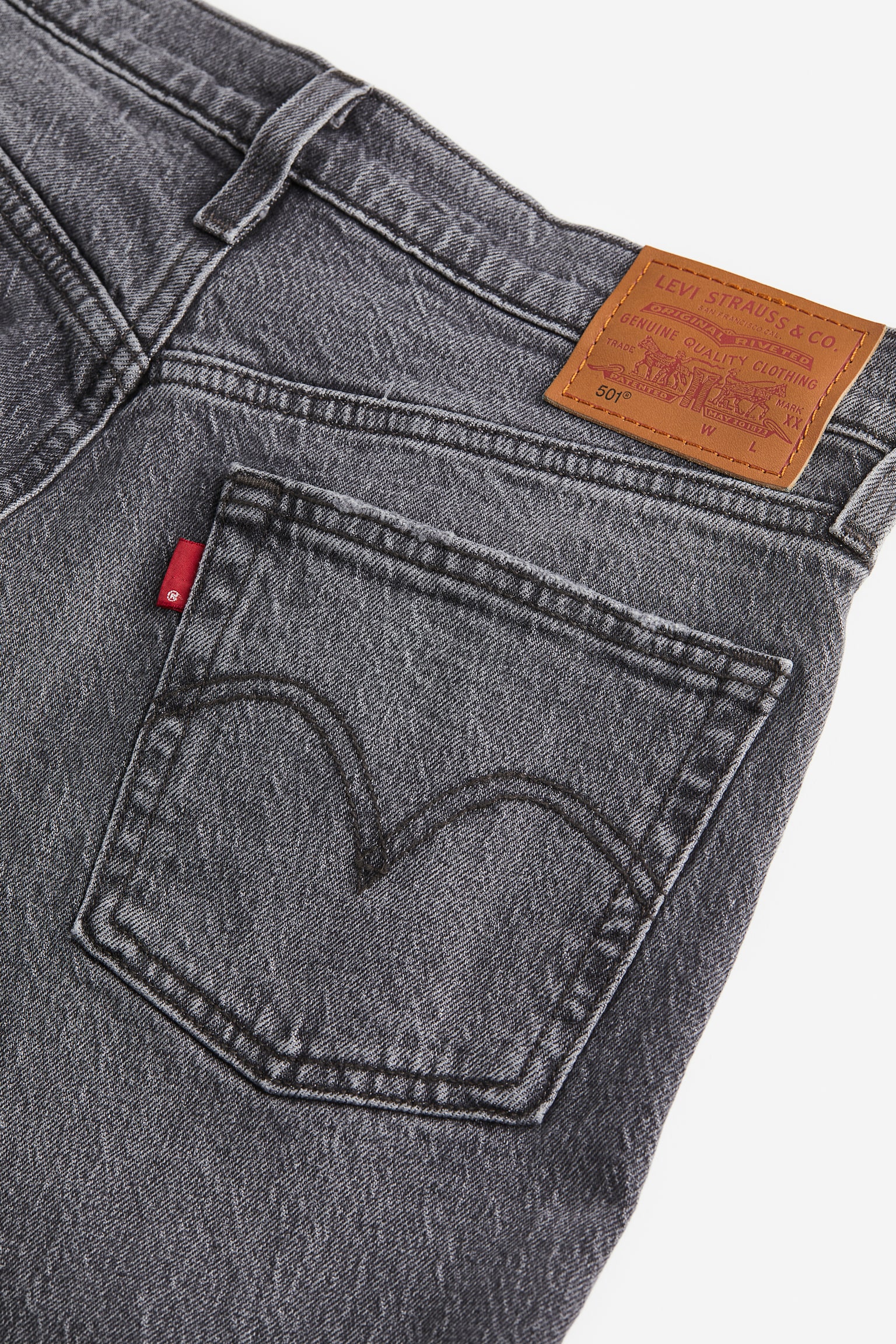 501® Original Jeans - Black Worn In - 2