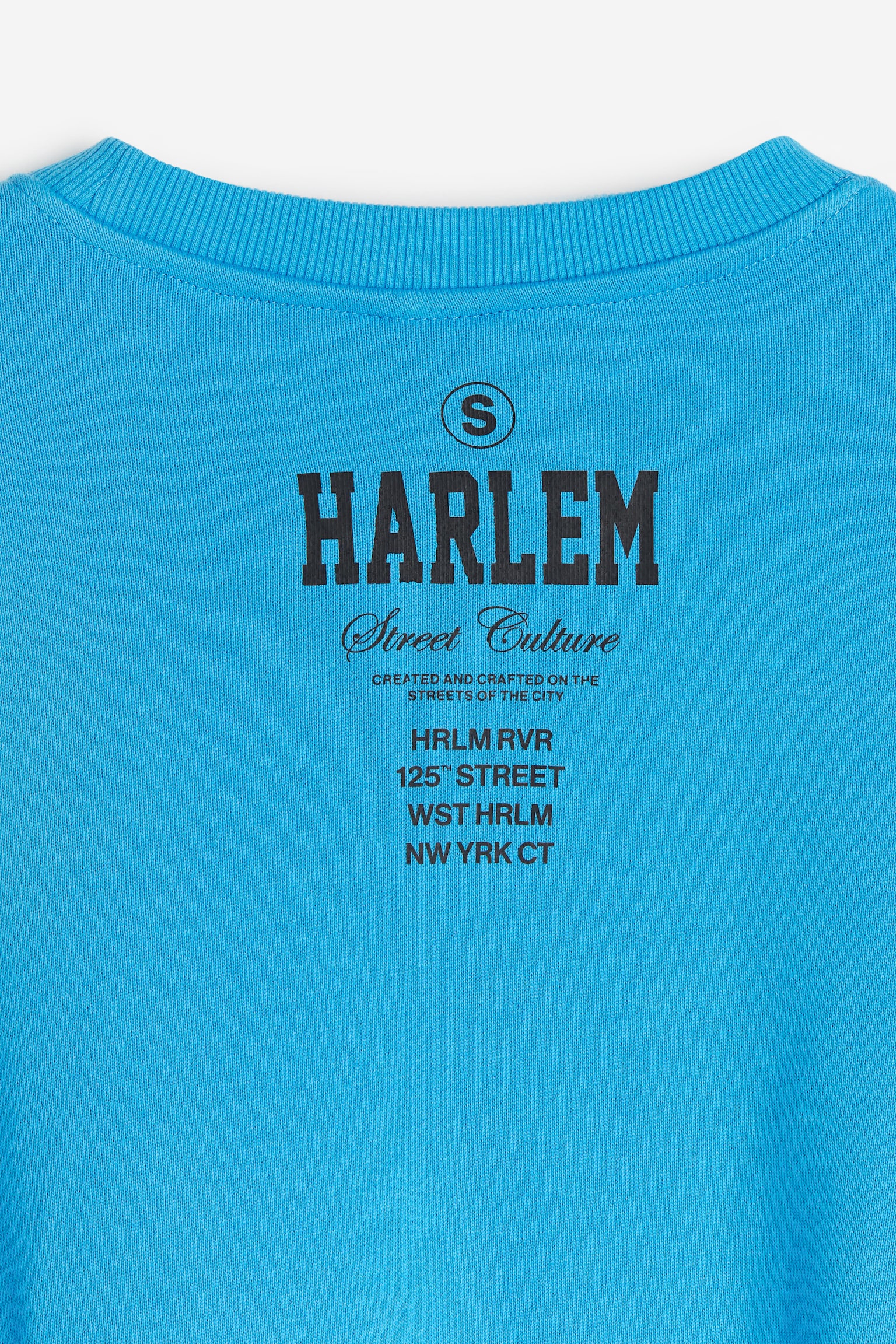 Relaxed Fit Printed sweatshirt - Blue/Harlem - 3