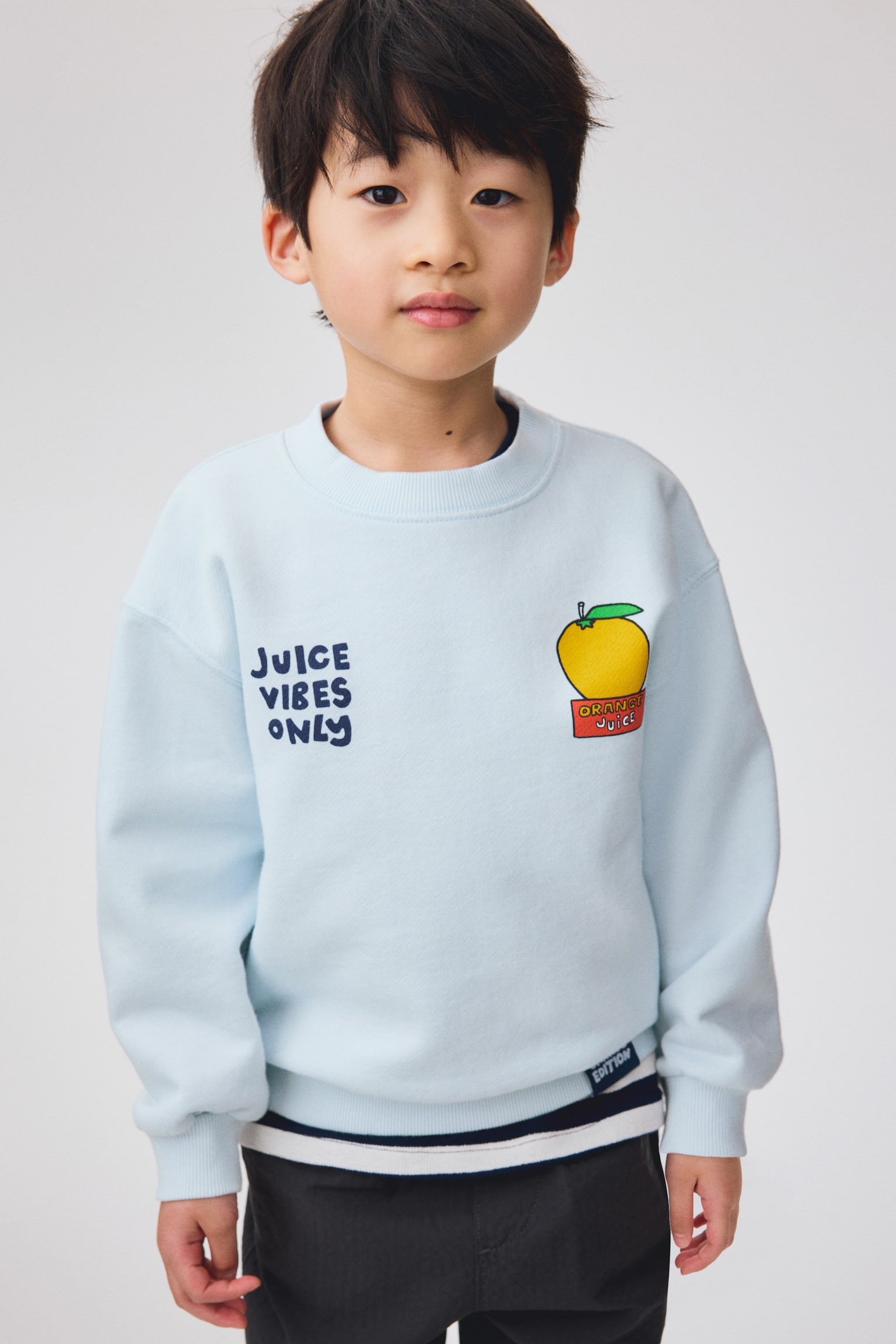 Printed sweatshirt - Light blue/Juice Vibes/Blue/Sunshine - 1