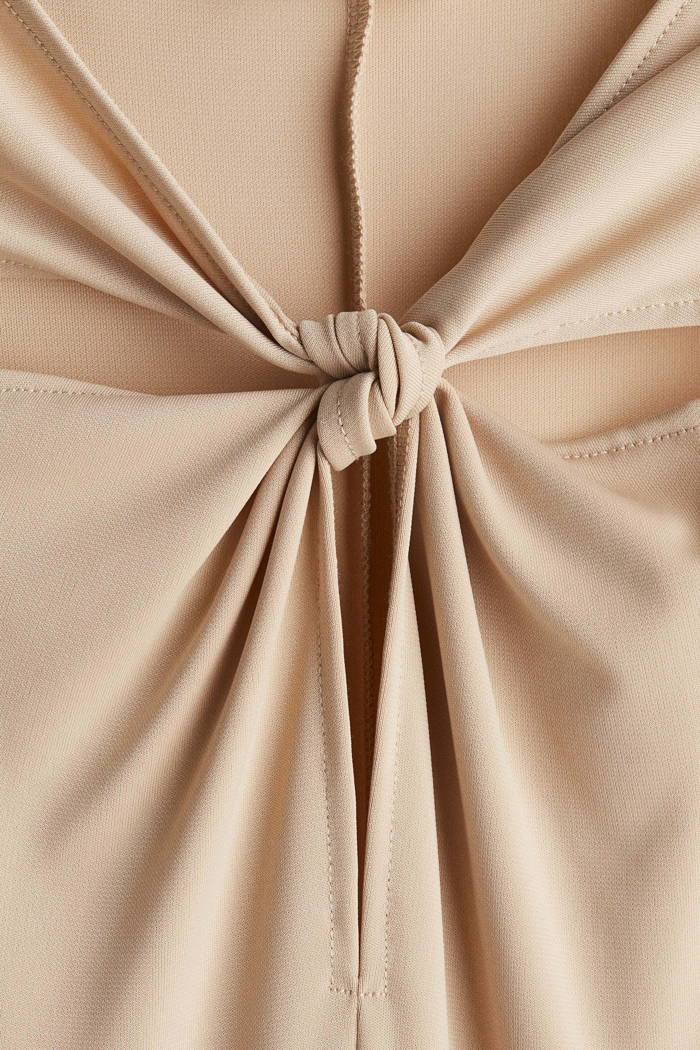 Women's Dark brown Knot-Detail Dress | H&M US