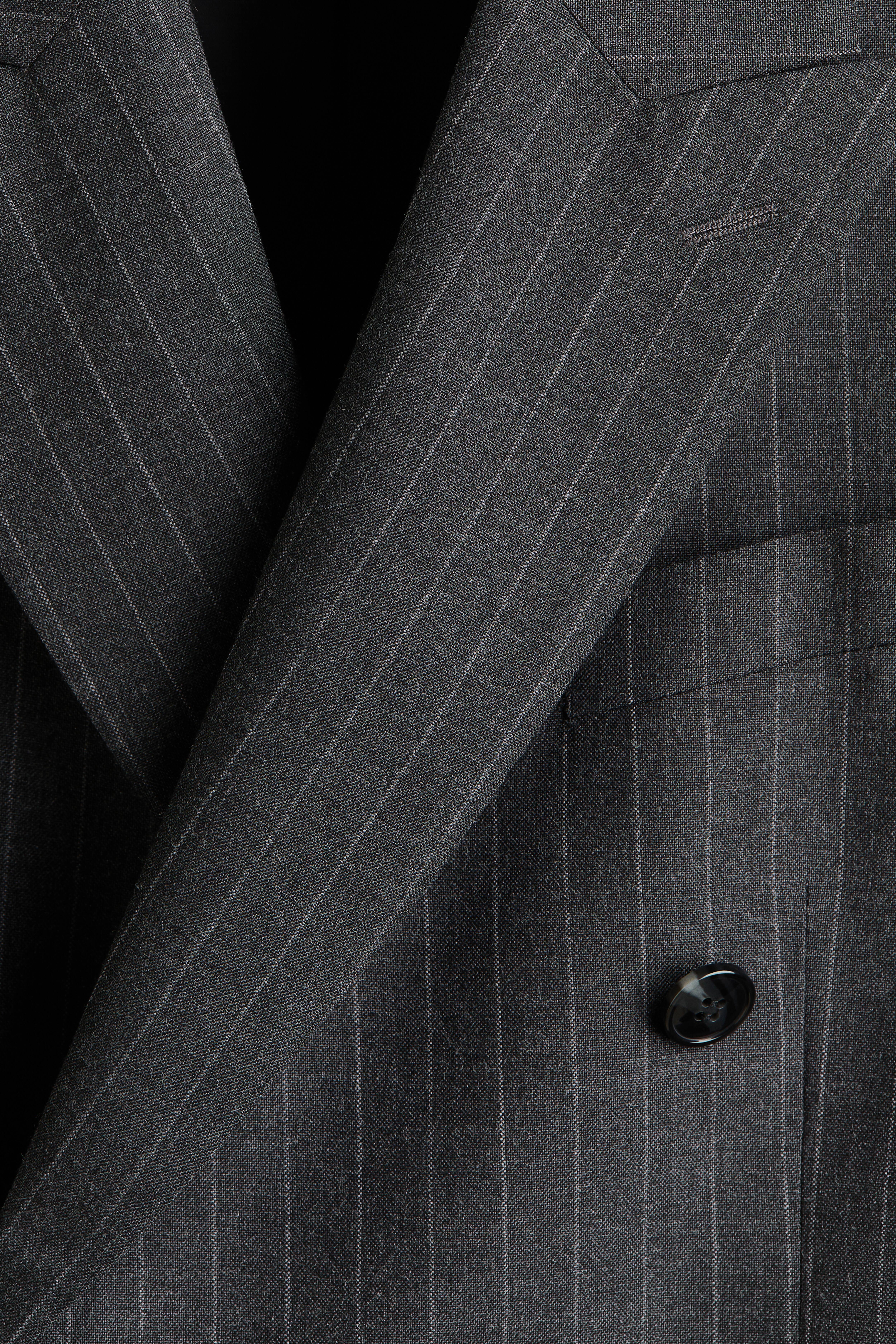 Regular-Fit Double-Breasted Jacket