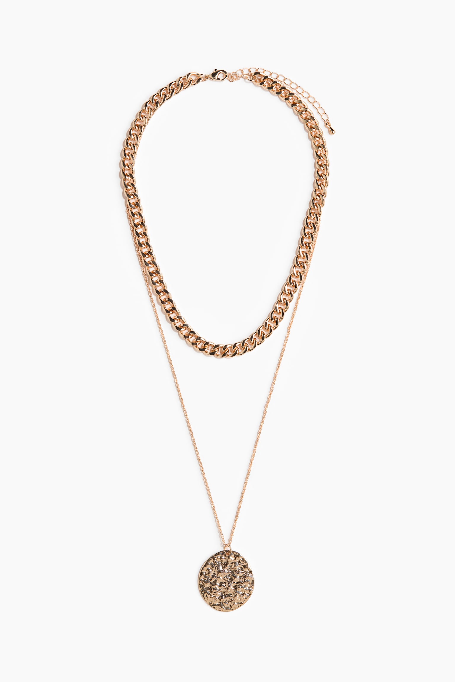 Two-strand necklace - Gold-coloured - 1