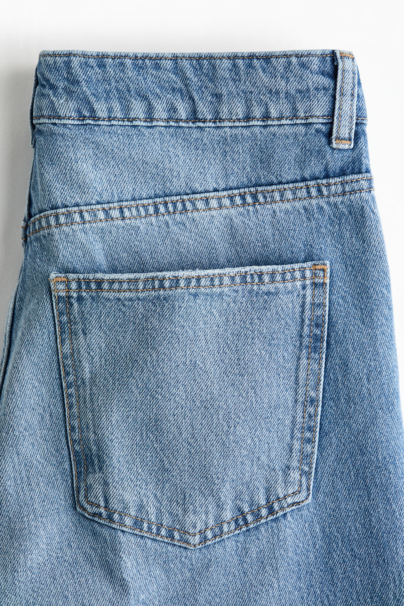 Джинси зі стрілками на штанинах - Блакитний денім - 6