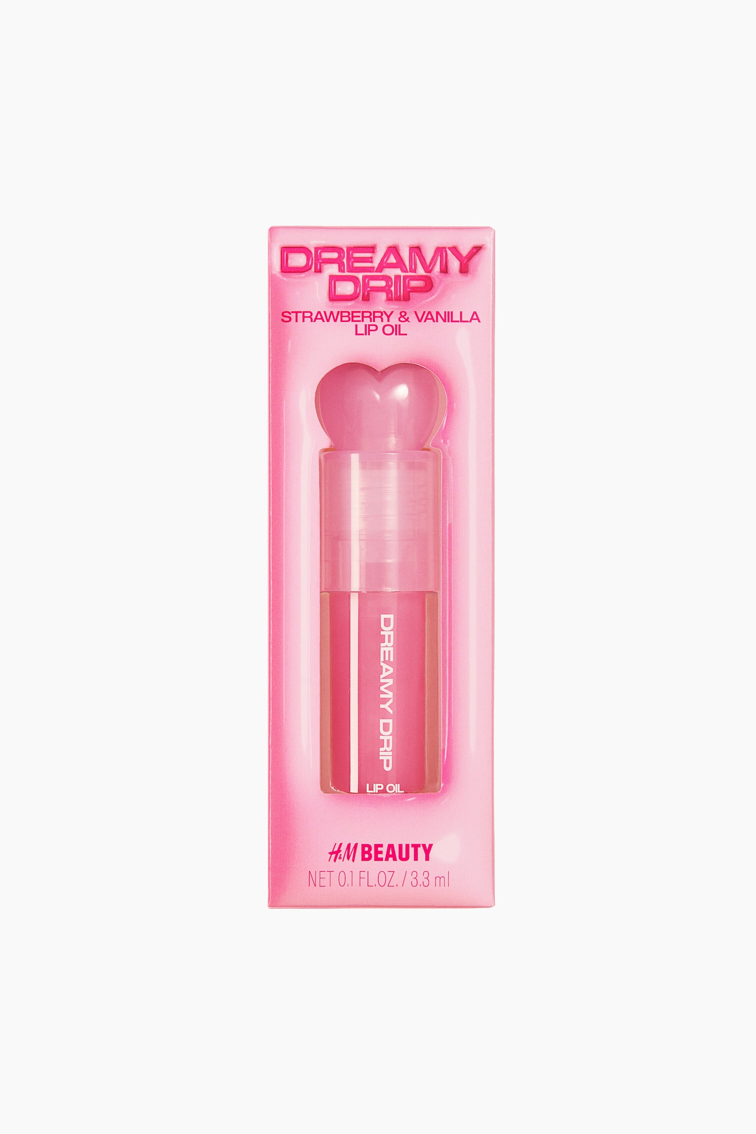 Lip Oil - Light pink/Strawberry and vanilla/Light pink/Red